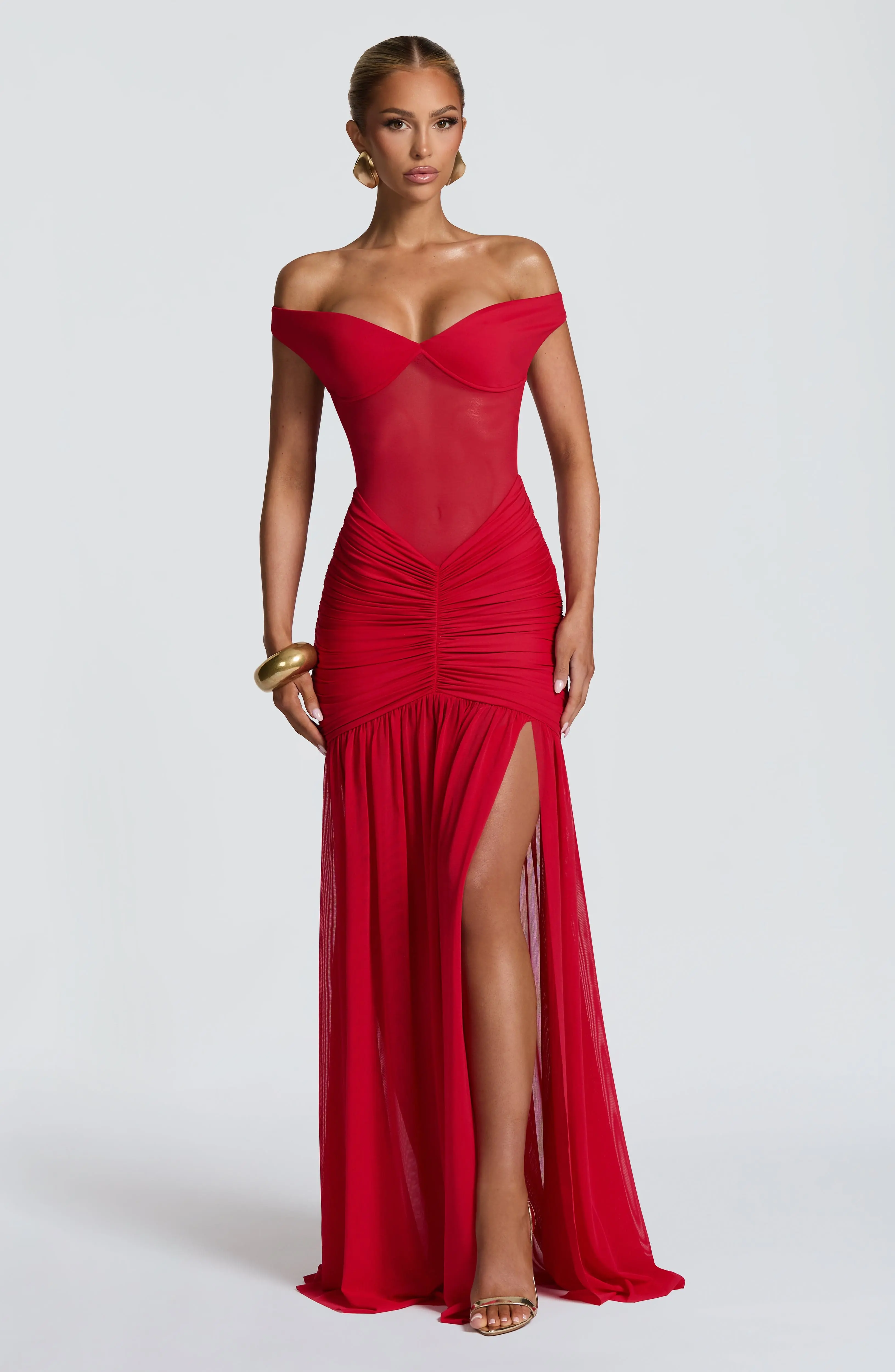 Alaia Maxi Dress - Red - Image 7