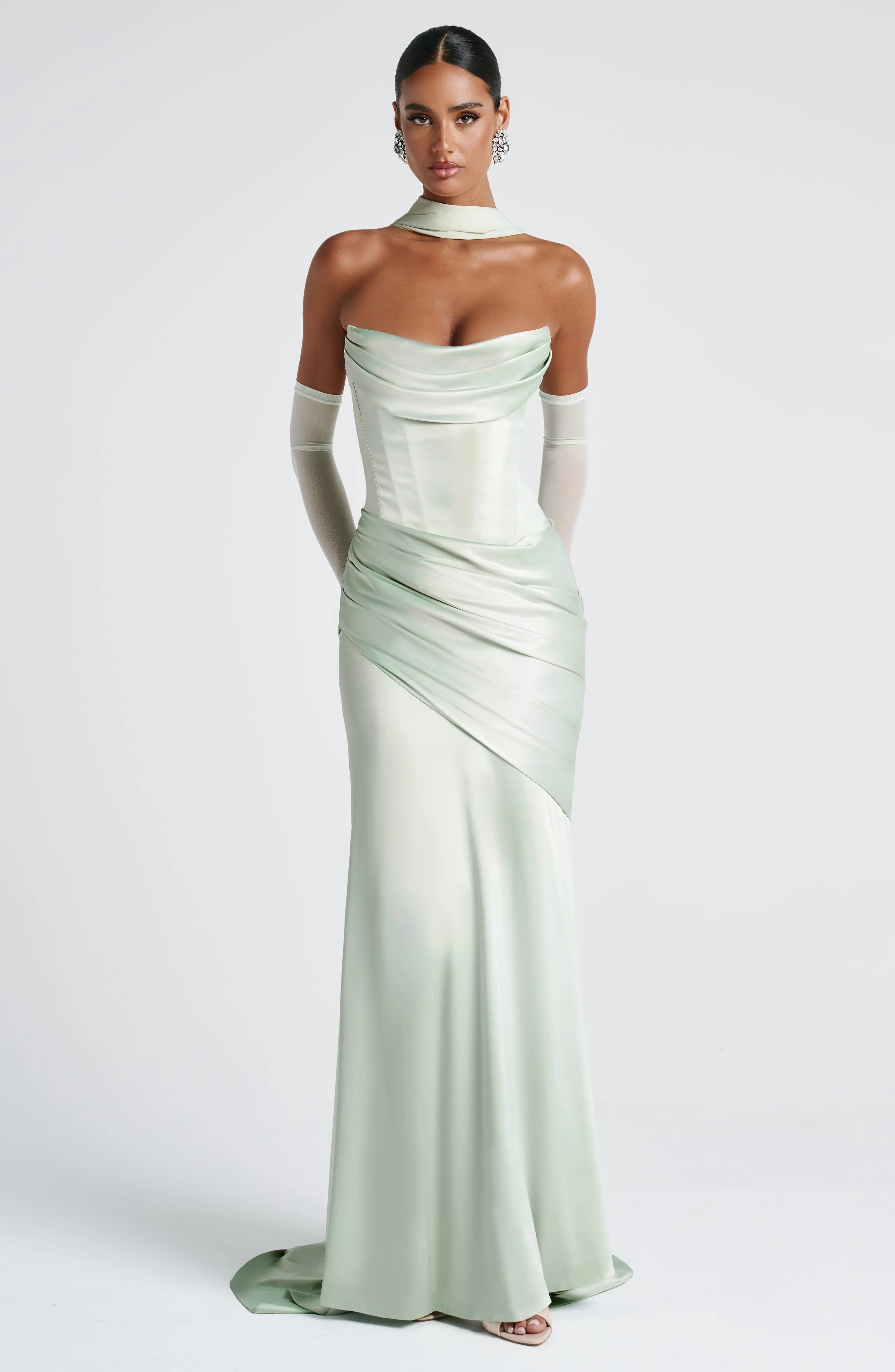 Kensington Maxi Dress - Mint - Image 14