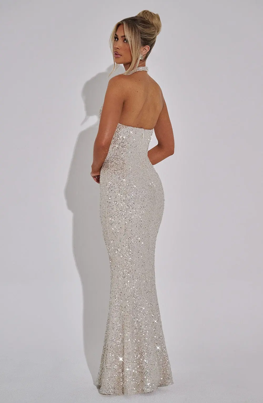 Odette Maxi Dress - Champagne - Image 9