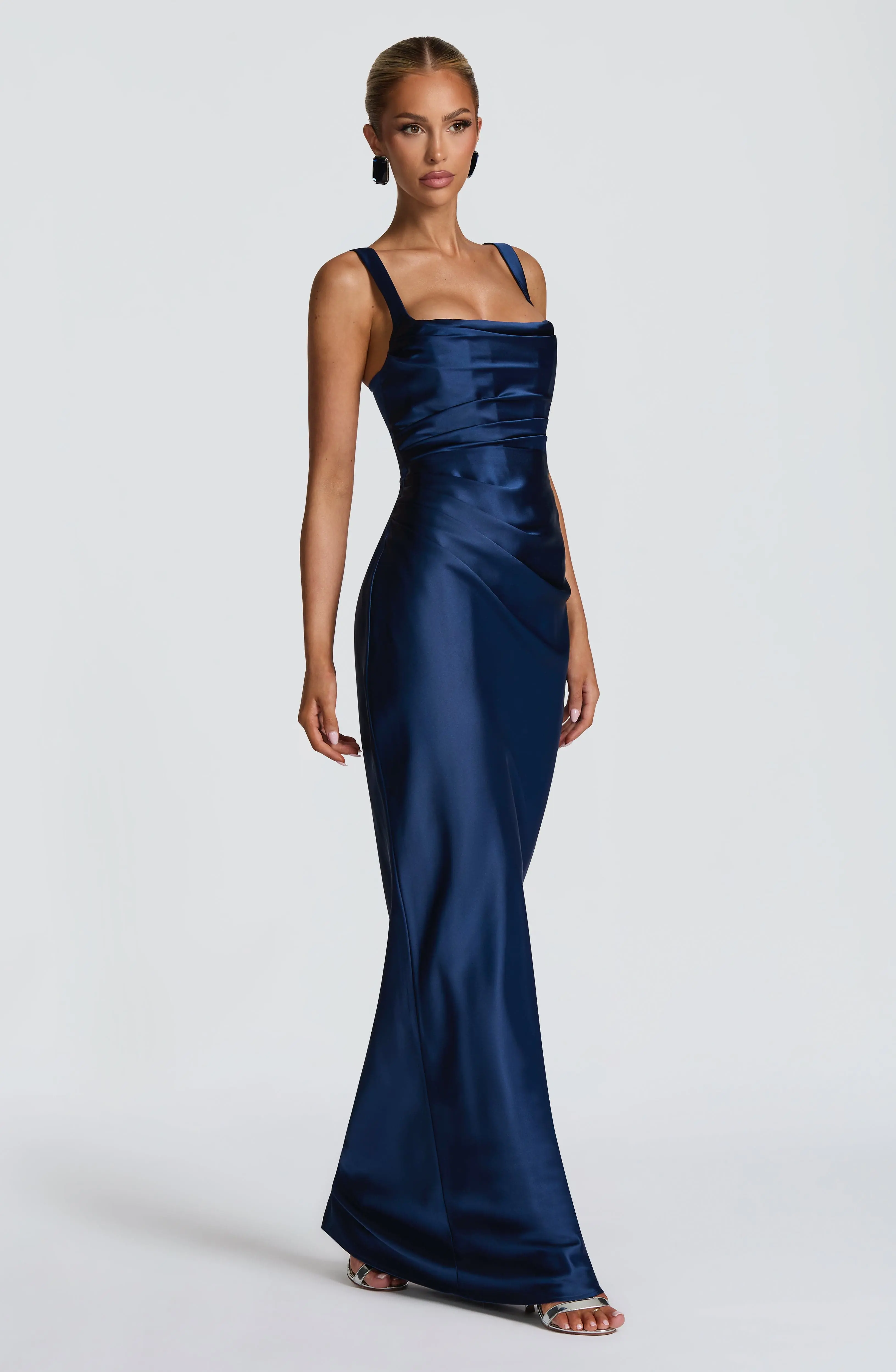 Calanthe Maxi Dress - Navy - Image 4