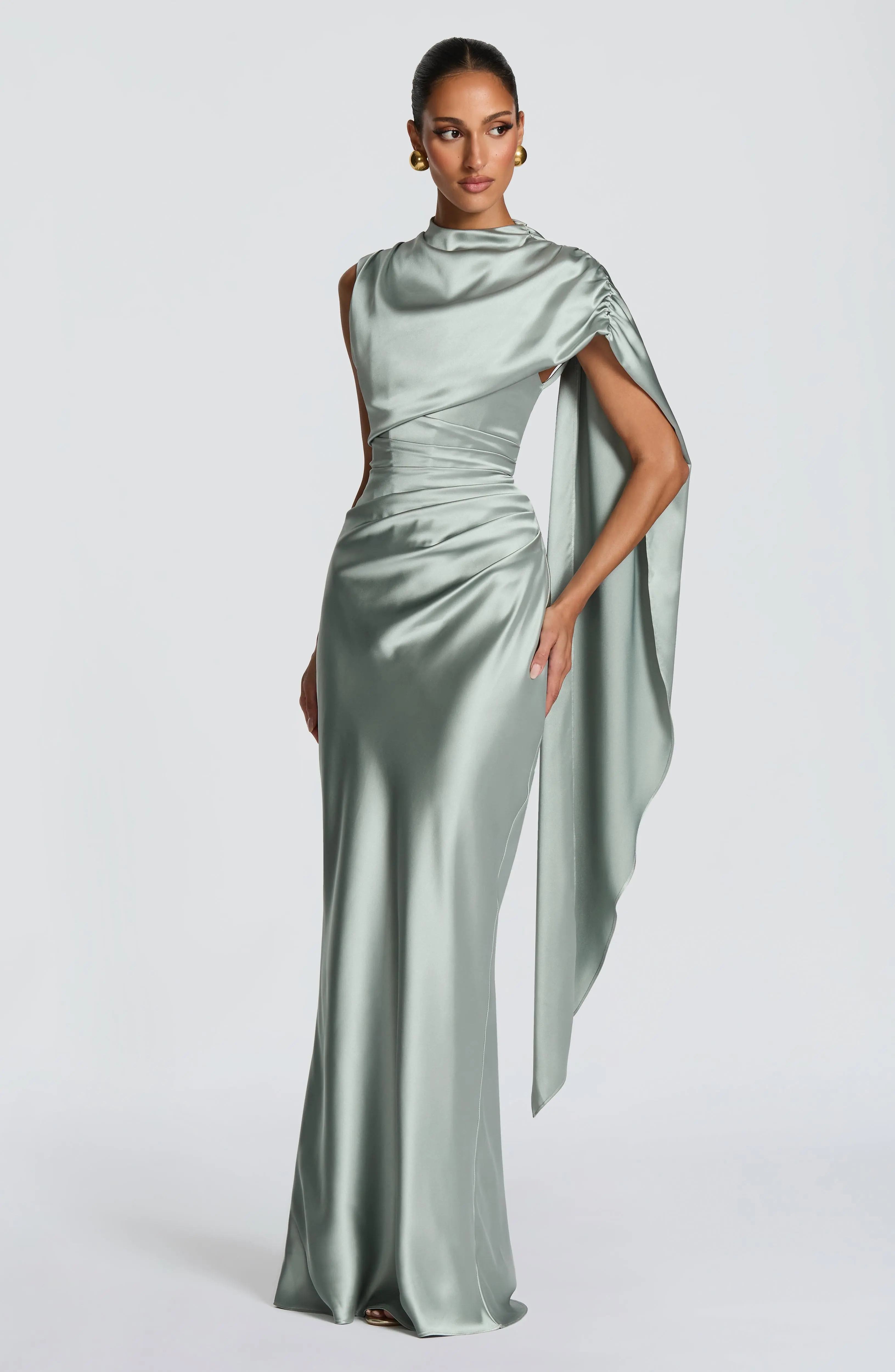Avendra Maxi Dress - Sage - Image 3