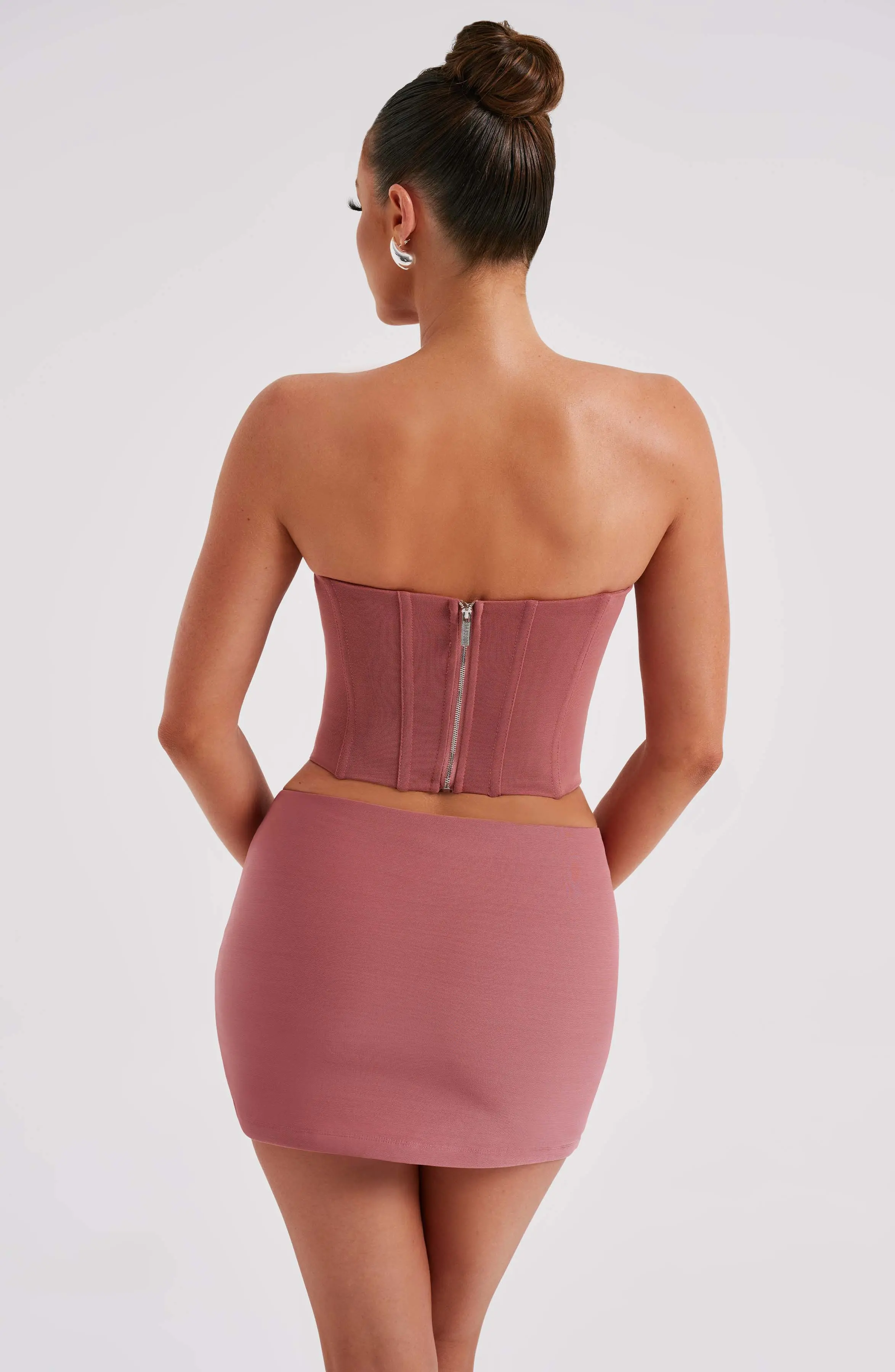 Alina Mini Skirt - Rose Pink - Image 2