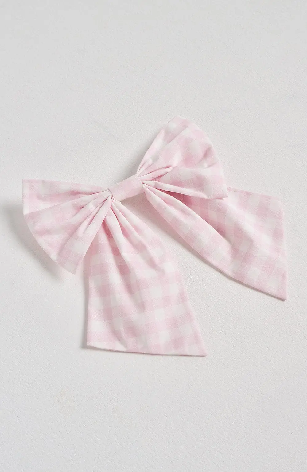 Mitzi Bow - Blush Gingham - Image 3