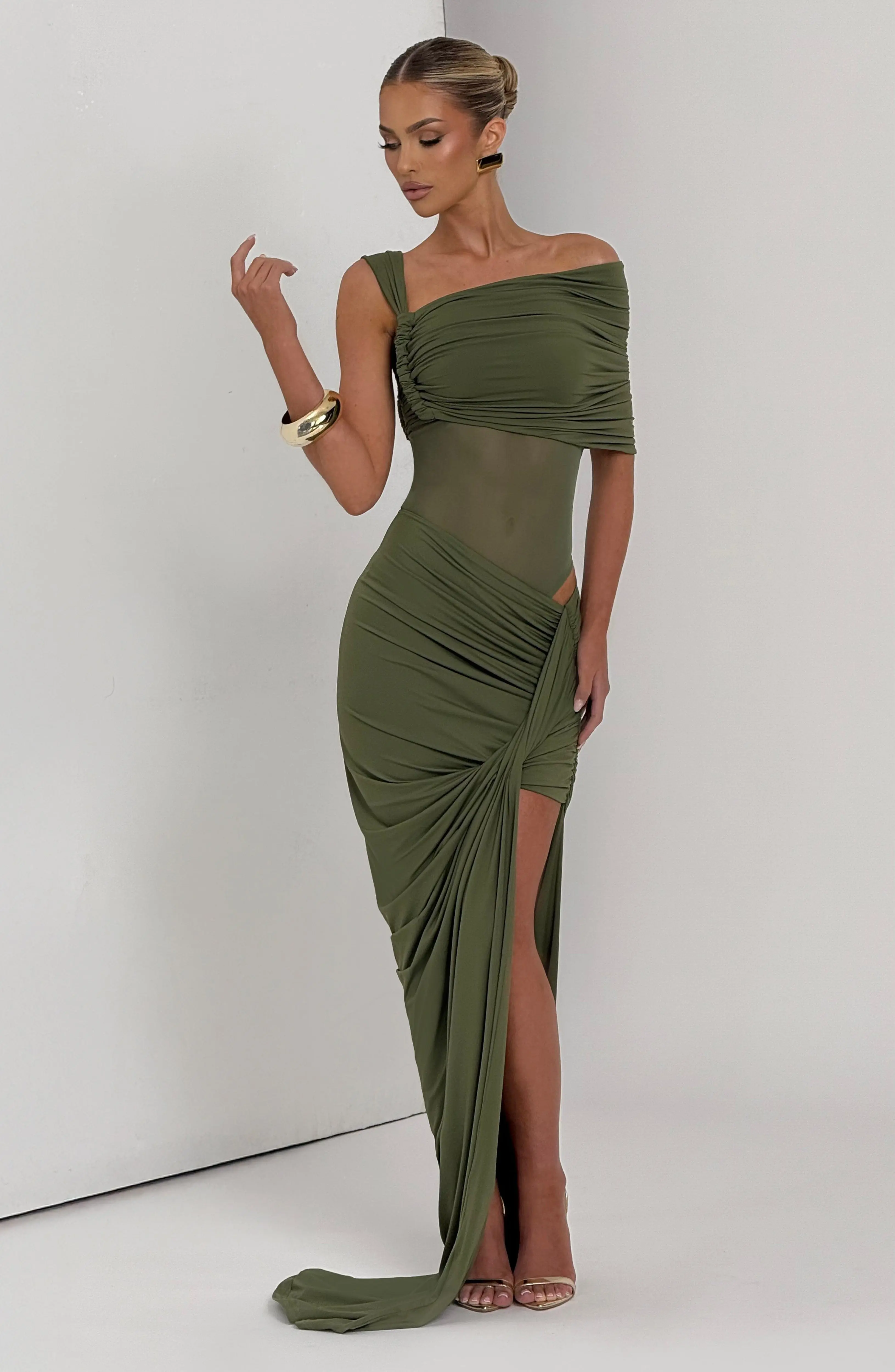 Lisette Bodysuit - Khaki - Image 10