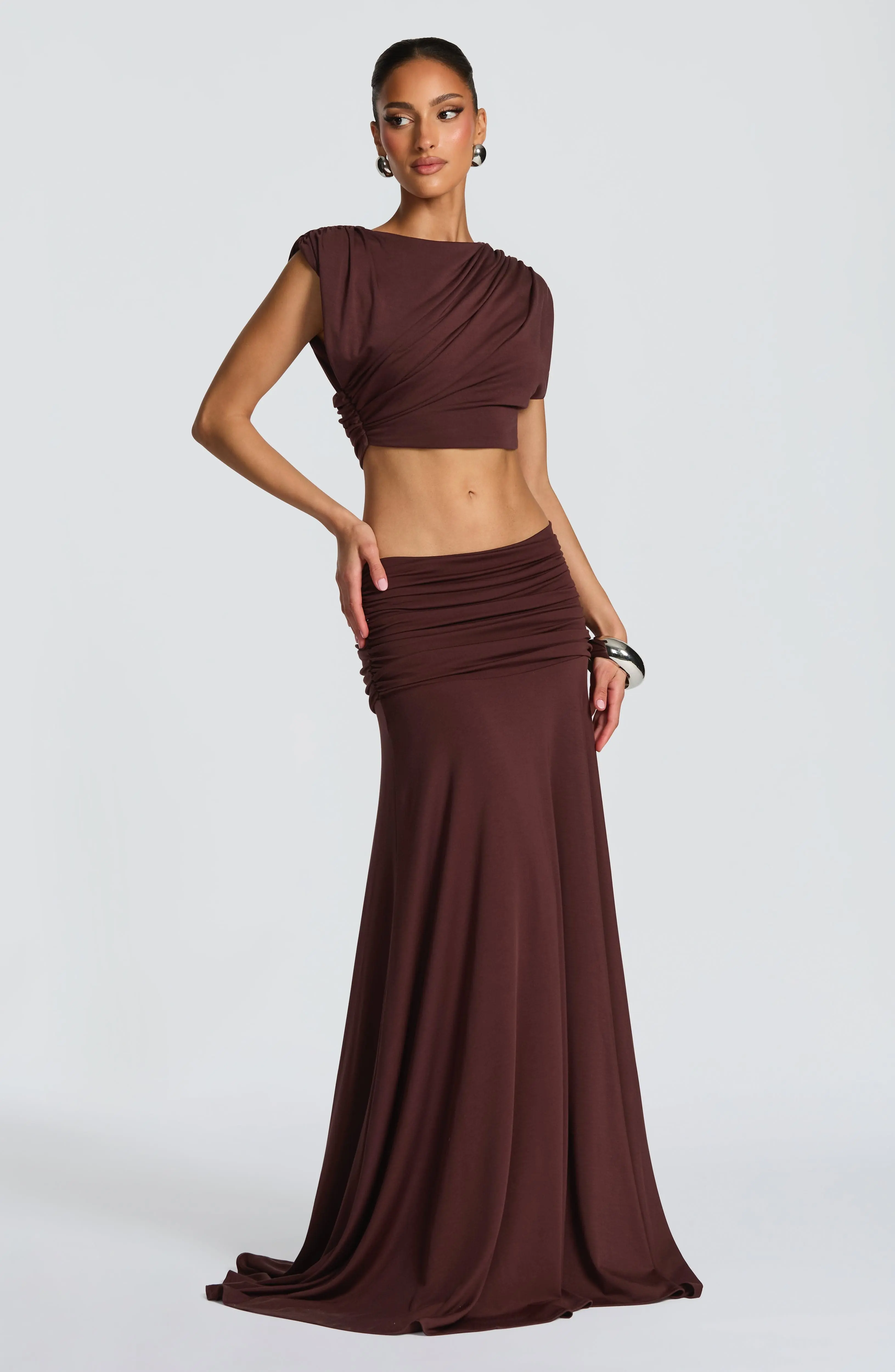 Amara Top - Plum Brown - Image 4
