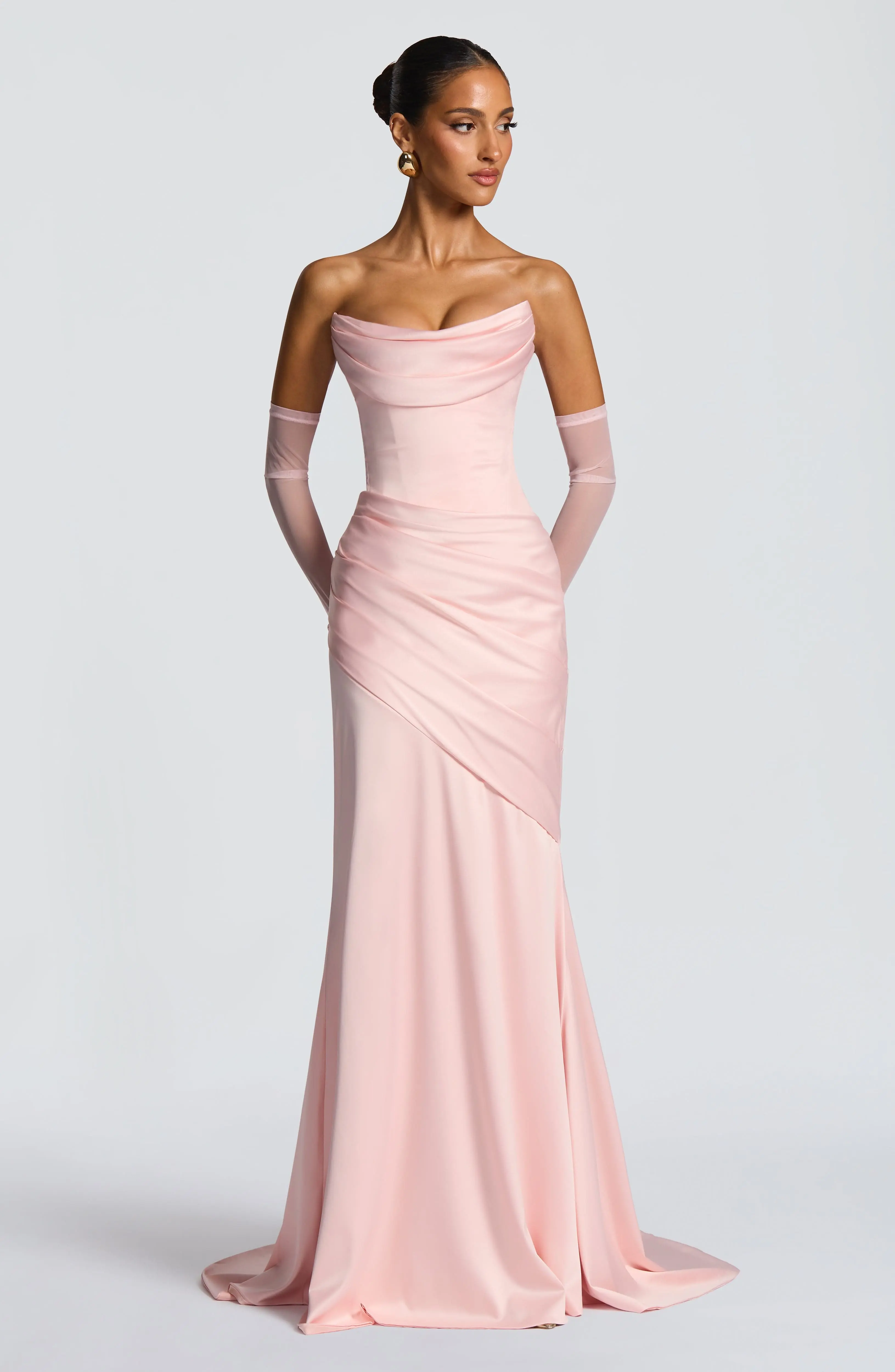 Kensington Maxi Dress - Blush - Image 4
