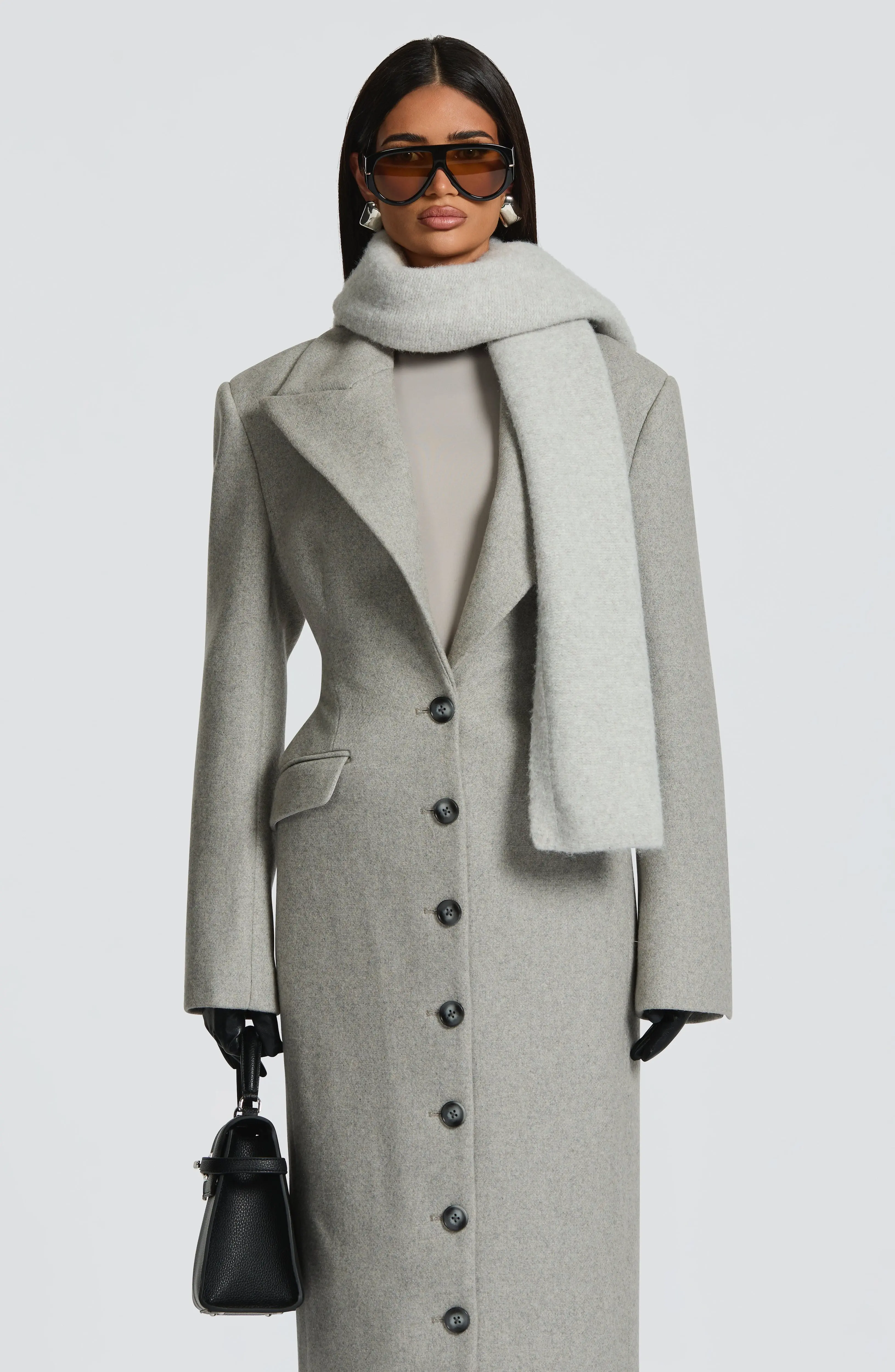 Jeanie Scarf - Light Grey - Image 5