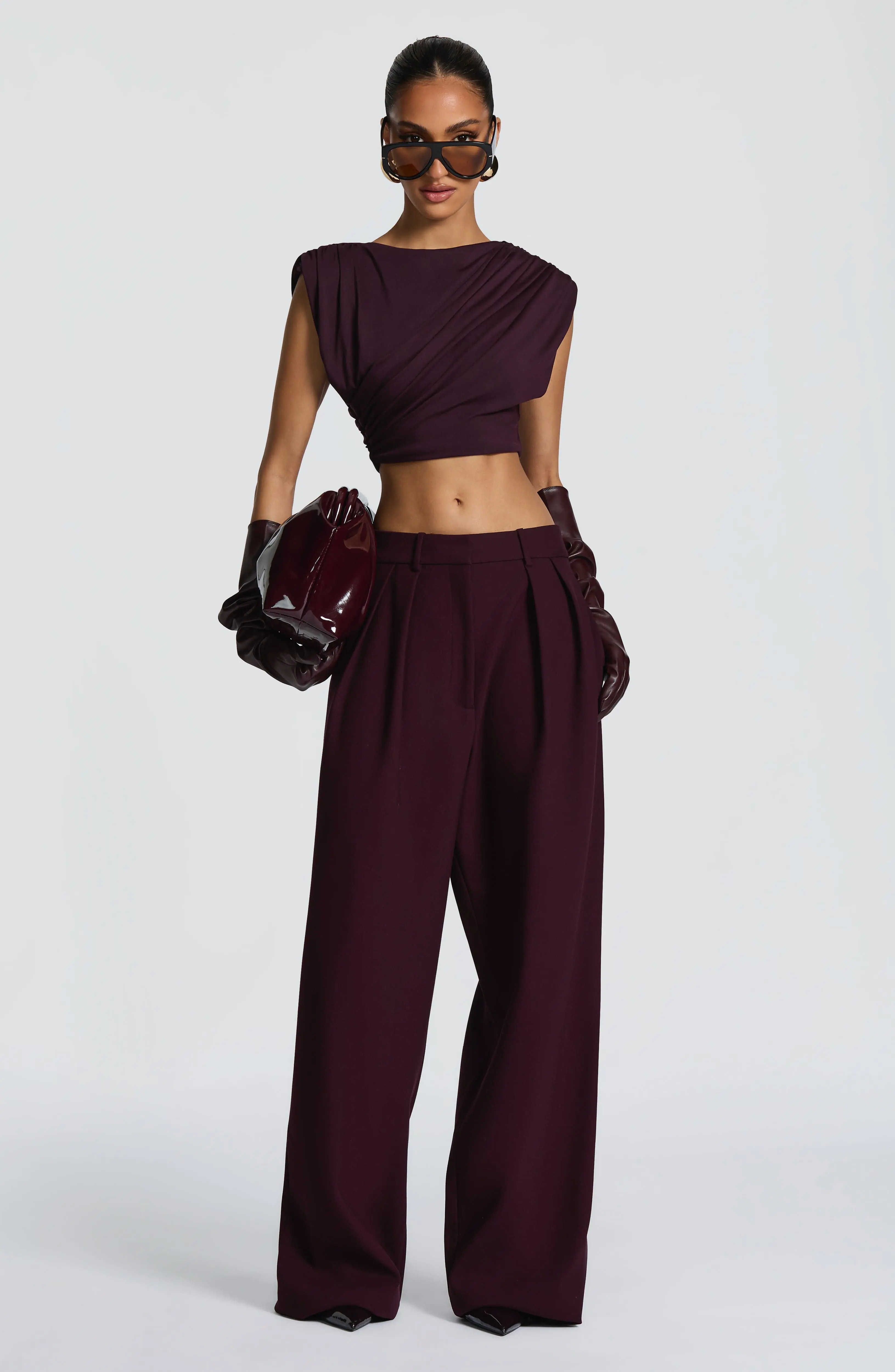 Kirsty Pants - Plum - Image 12