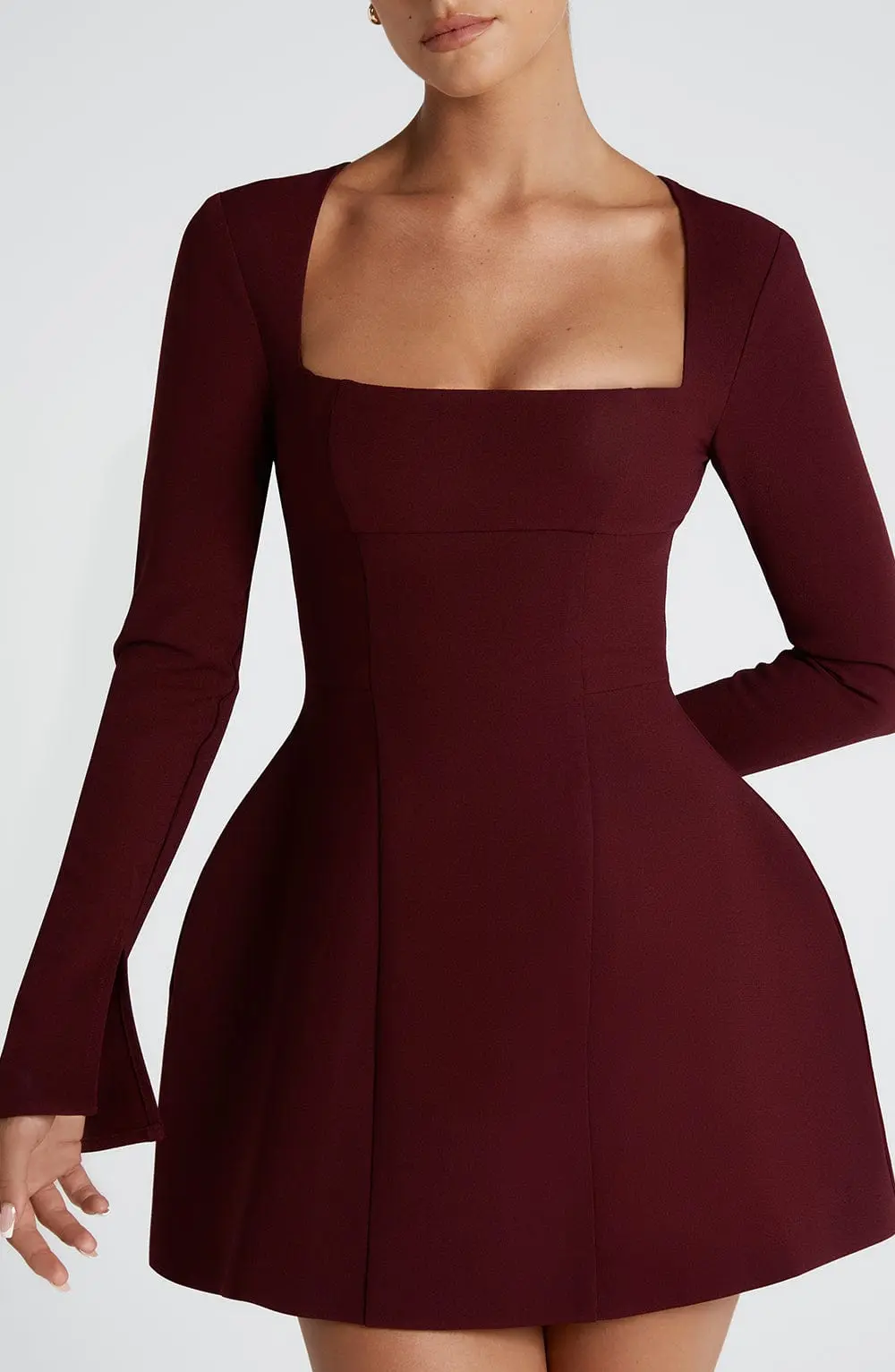 Esme Mini Dress - Cherry Lacquer - Image 5