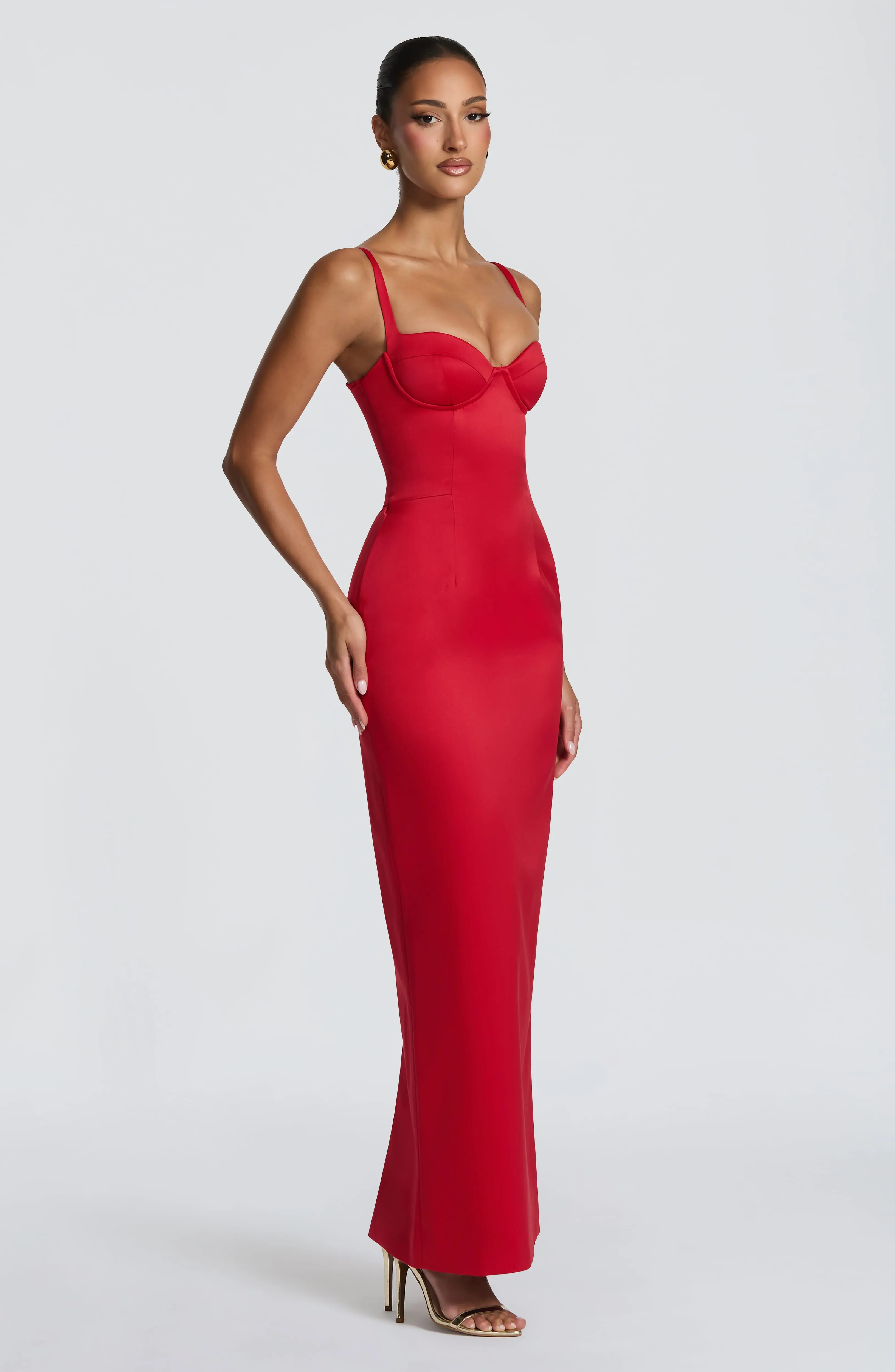 Bennett Maxi Dress - Red - Image 3
