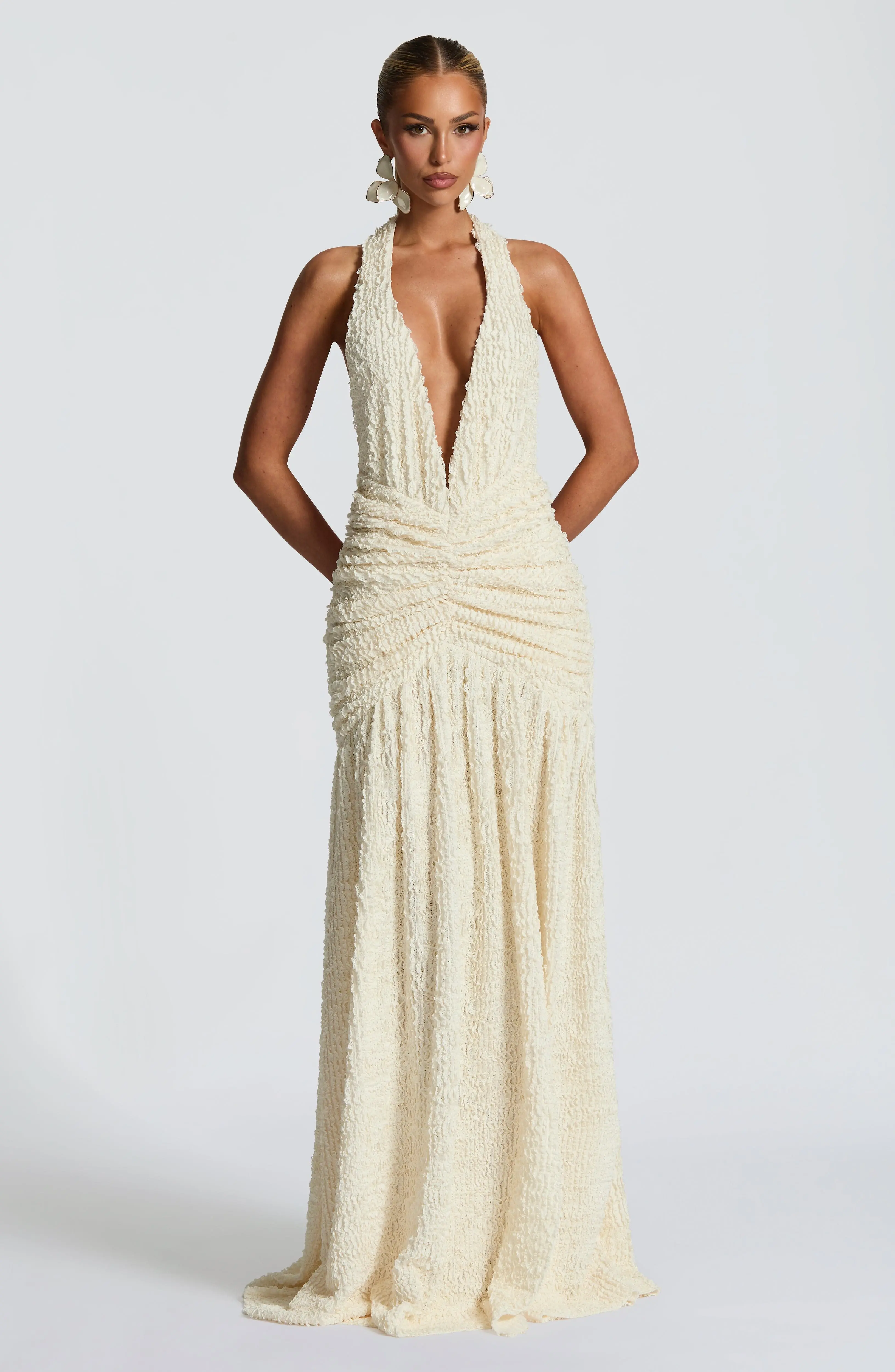 Minerva Maxi Dress - Ivory - Image 9