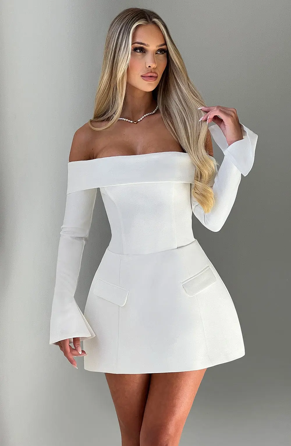Grace Skort - Ivory - Image 15