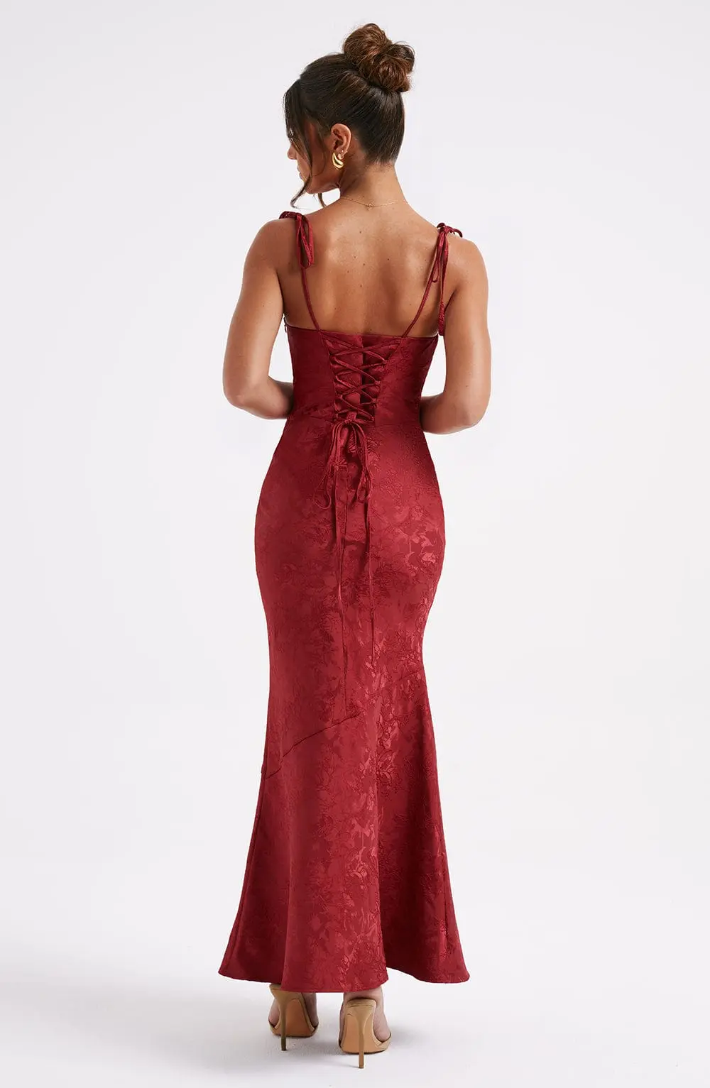 Whitney Maxi Dress - Red - Image 8