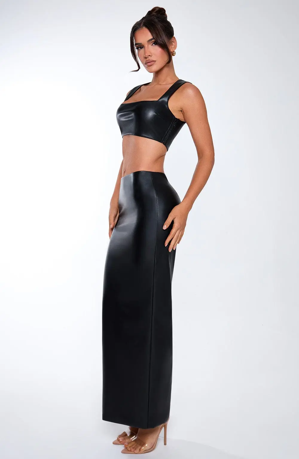 Odetta Maxi Skirt - Black - Image 12