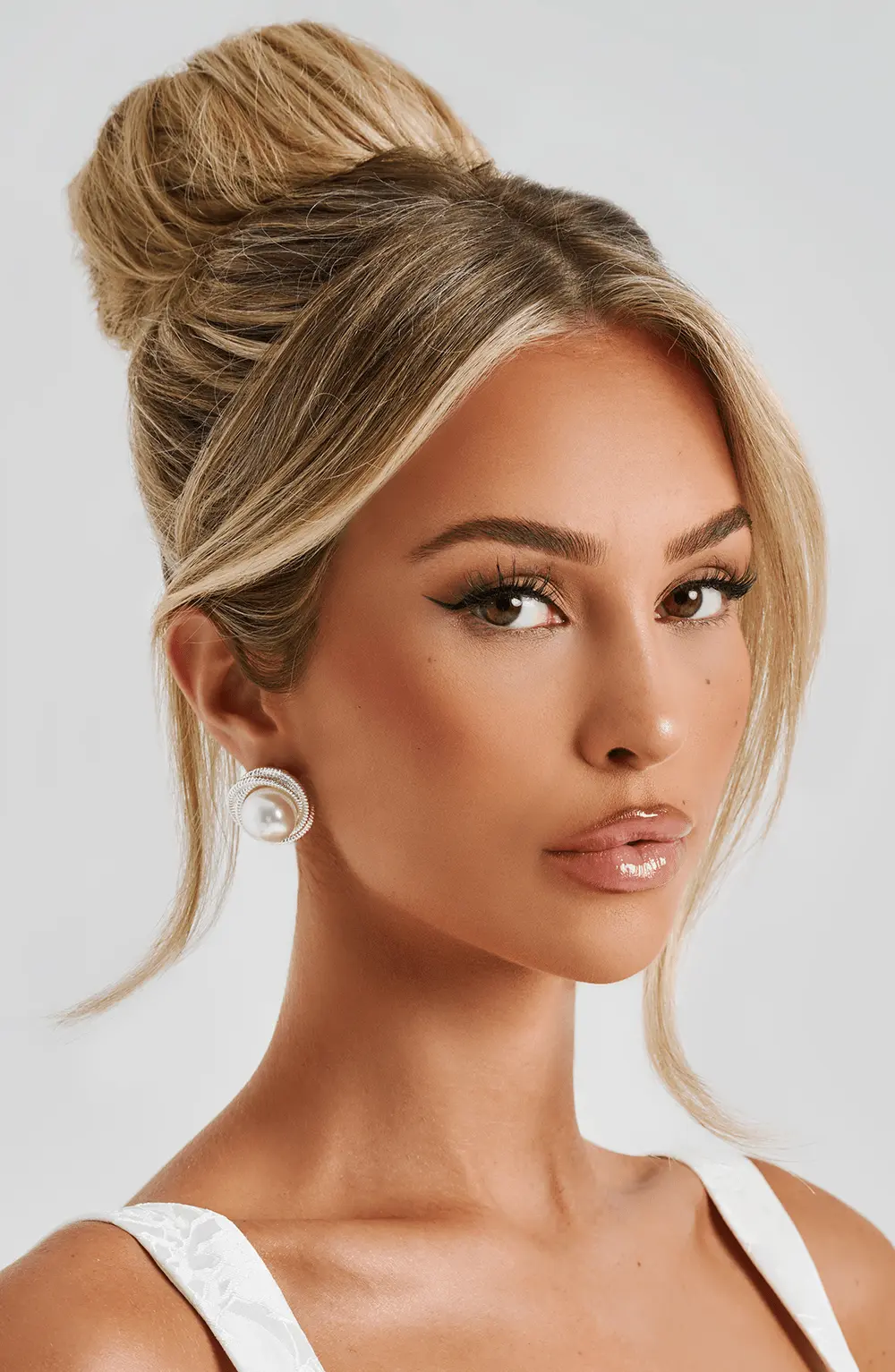 Davina Earrings - Silver - Image 2