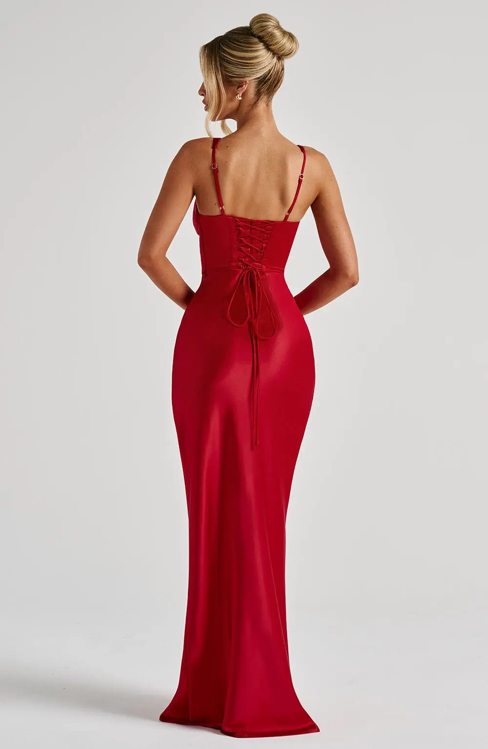 Shae Maxi Dress - Red - Image 2