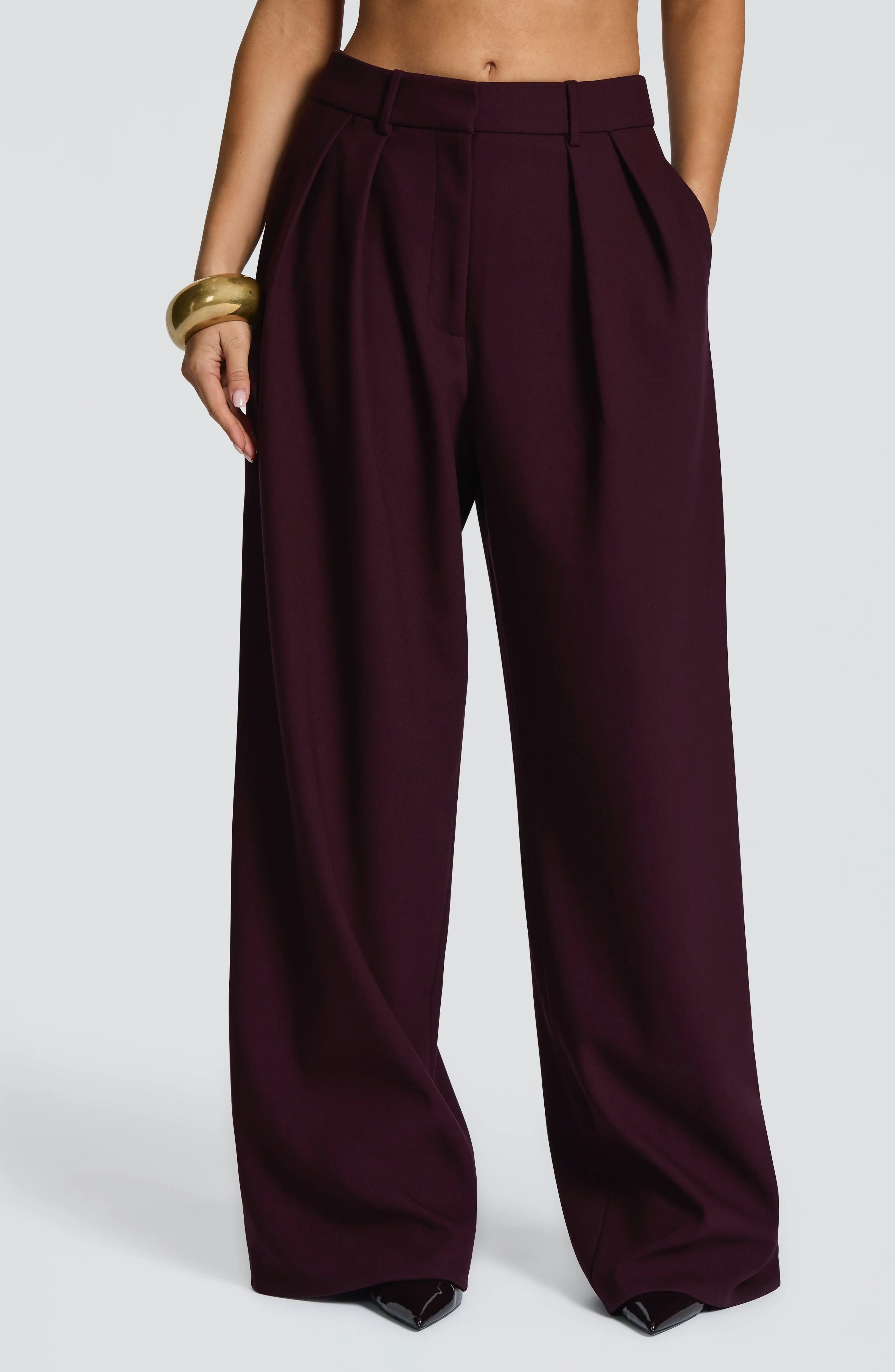 Kirsty Pants - Plum - Image 4