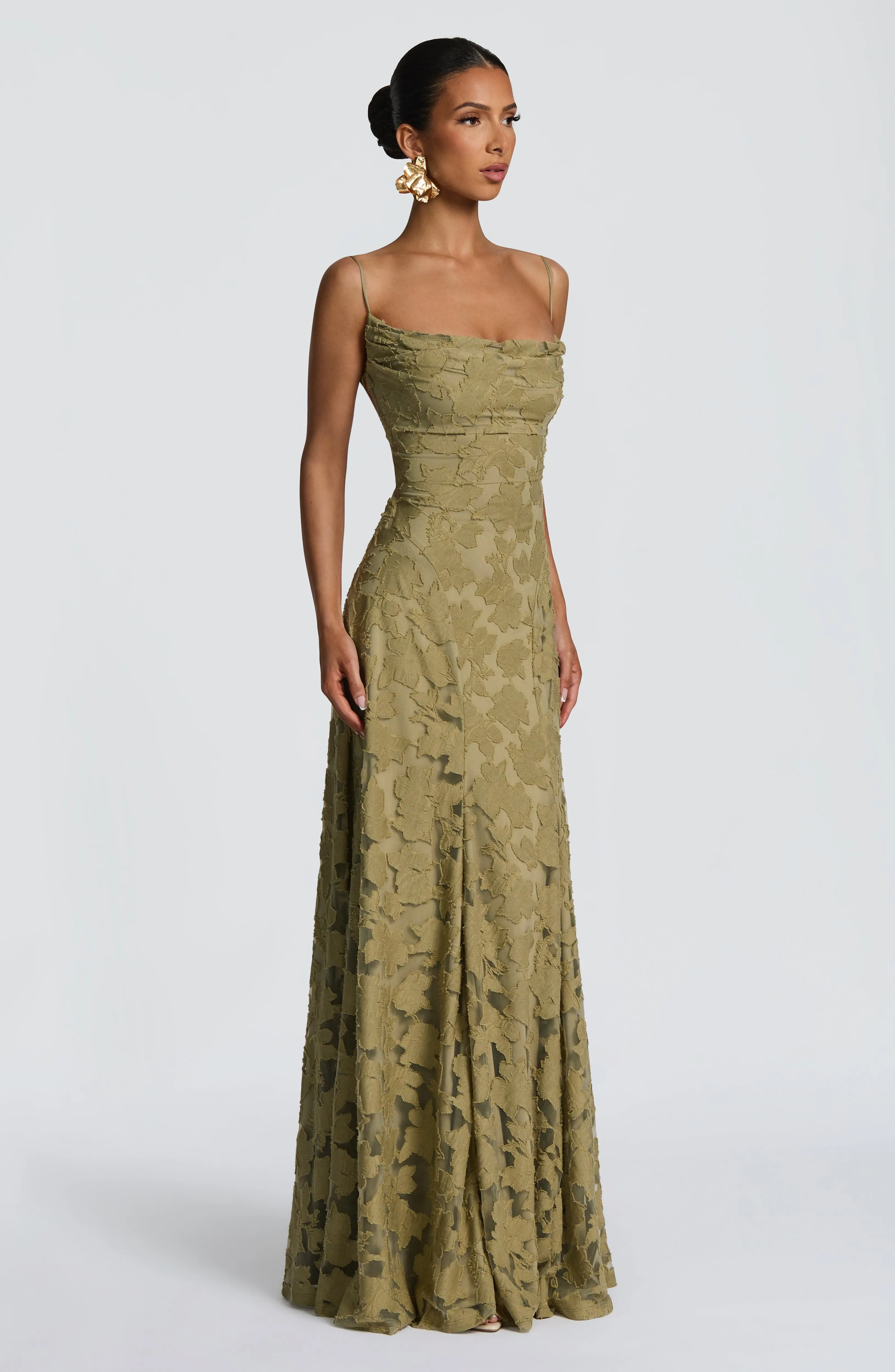 Francis Maxi Dress - Sage - Image 6