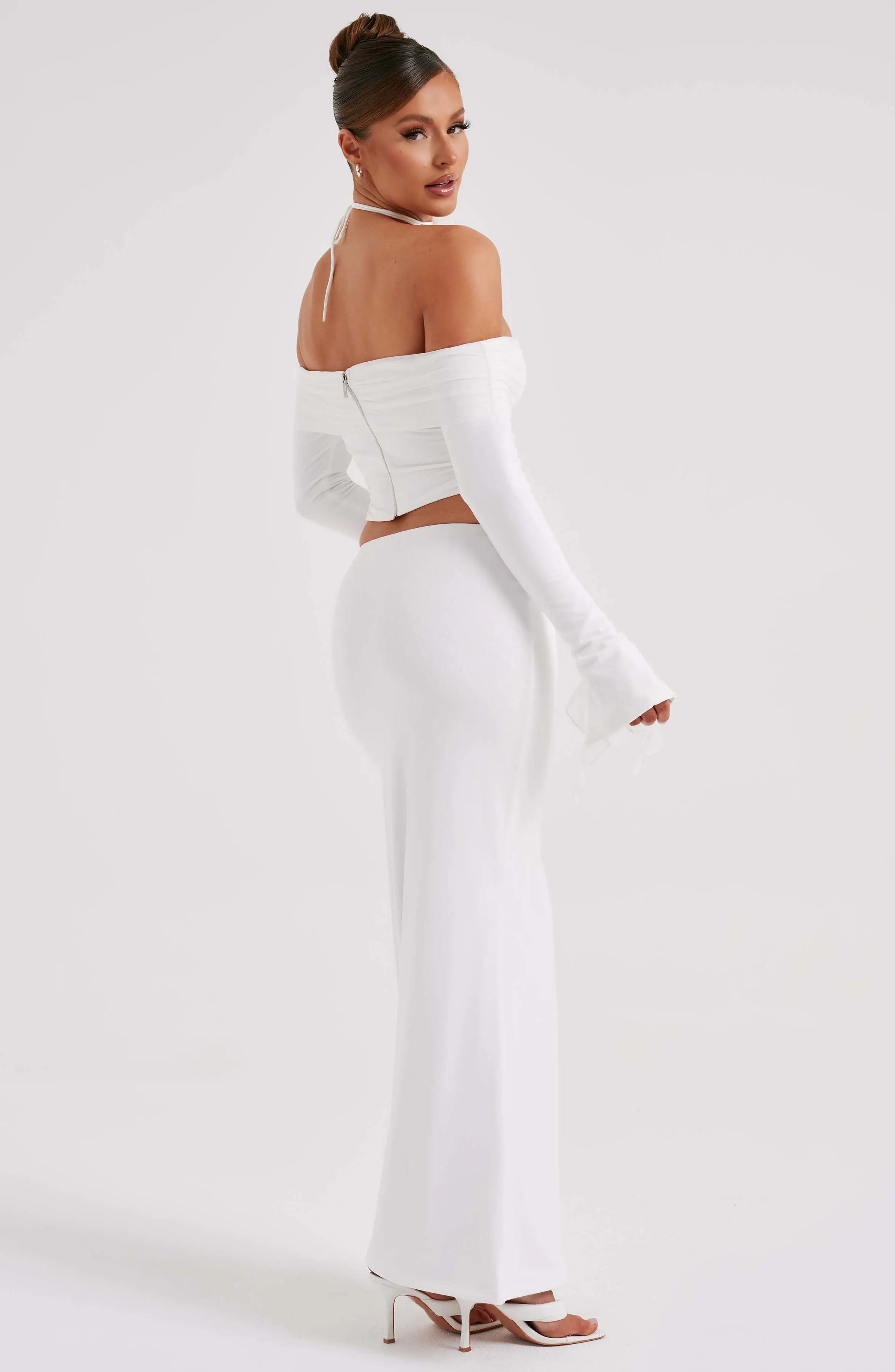 Deema Maxi Skirt - Ivory - Image 8