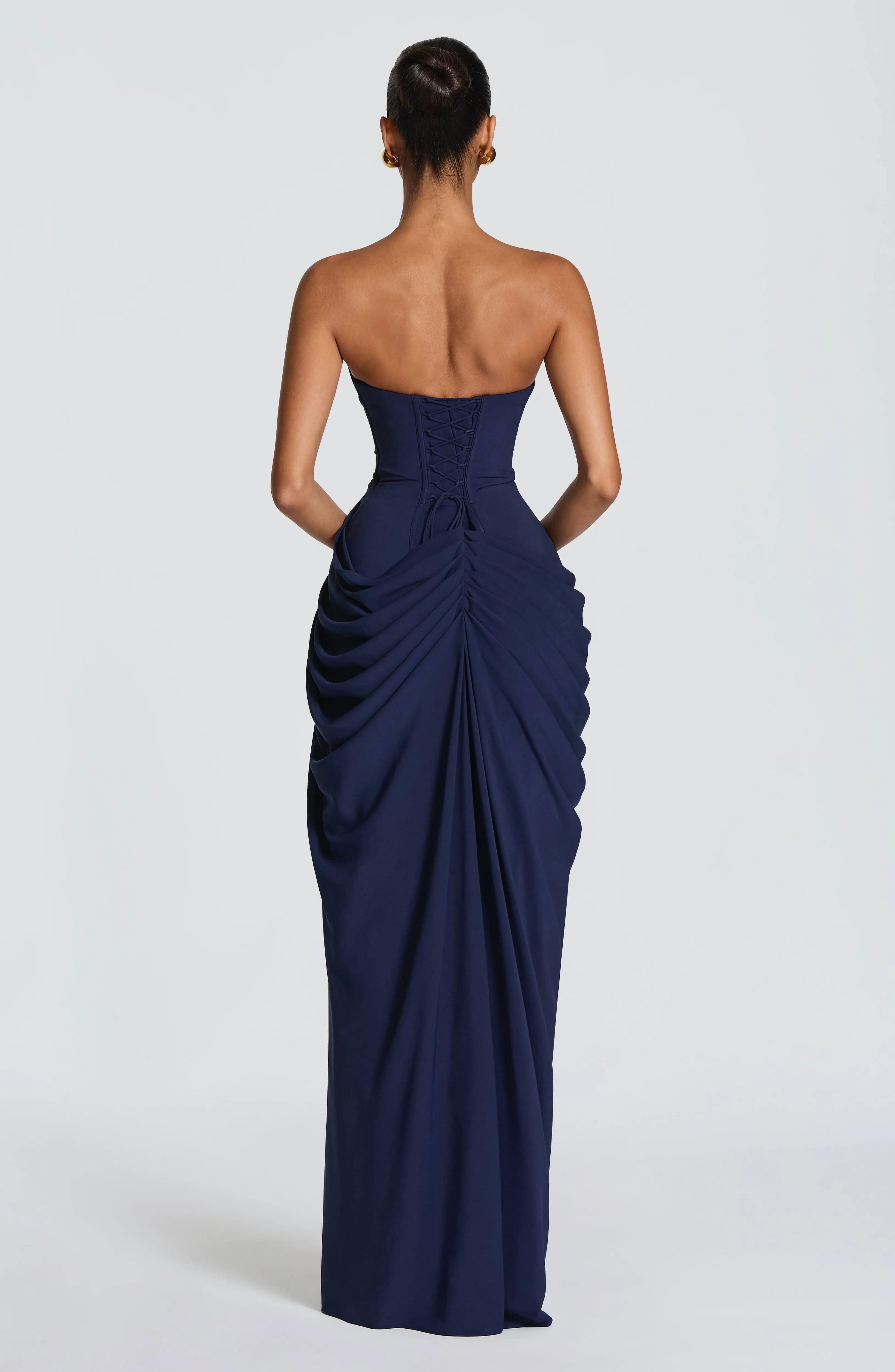 Cyra Maxi Dress - Navy - Image 2