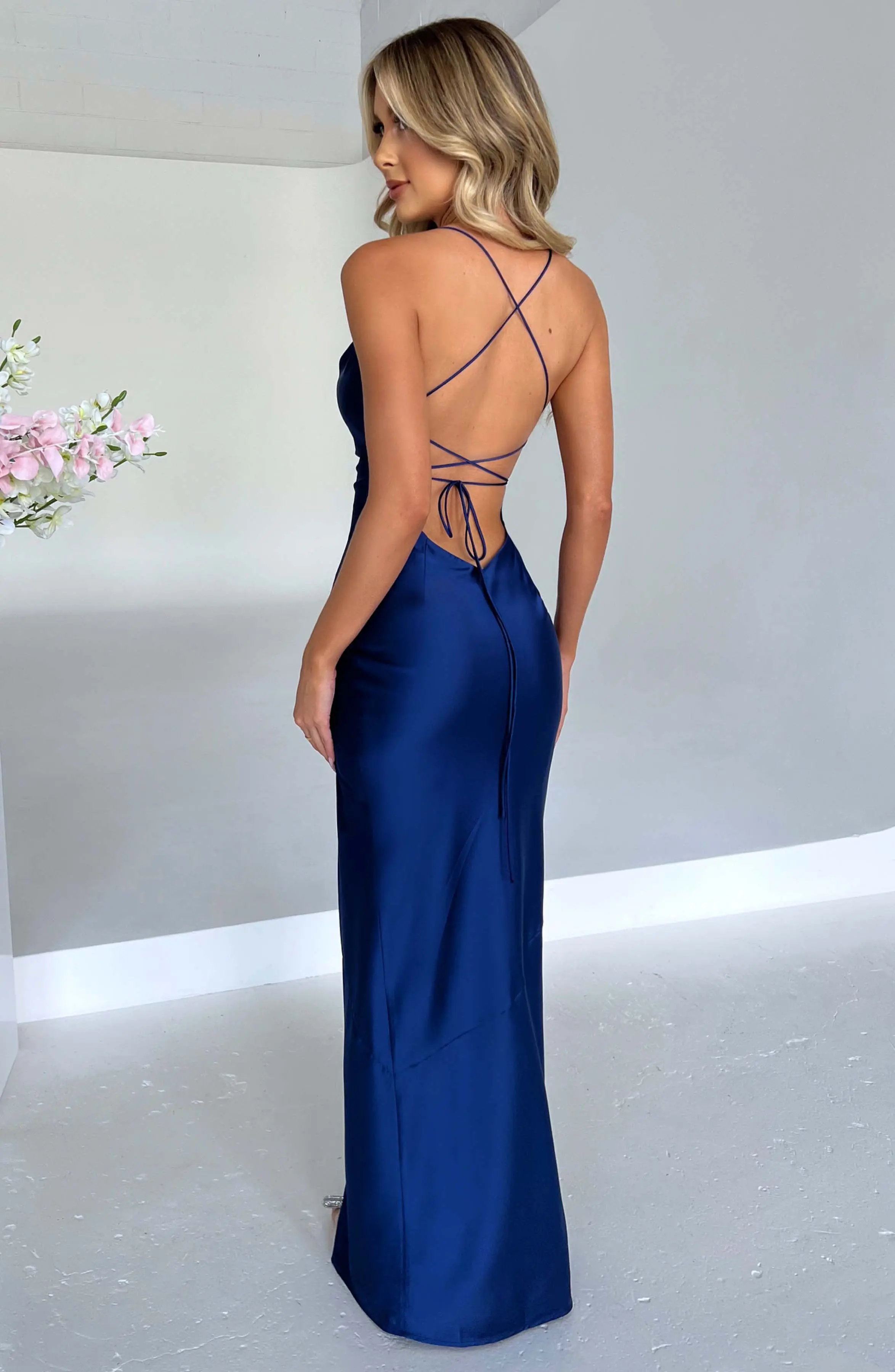 Misha Maxi Dress - Navy - Image 2