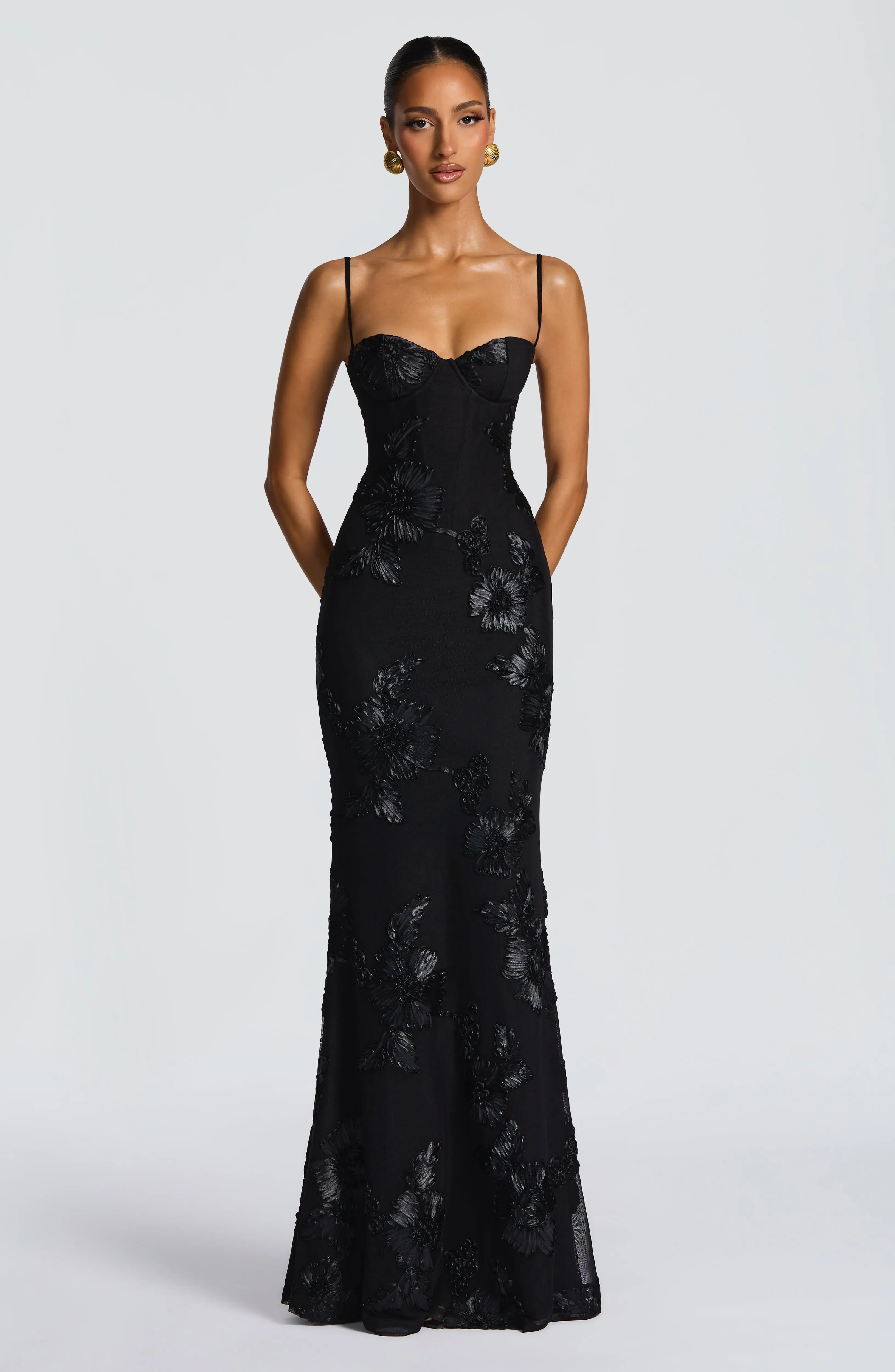 Nefertiti Maxi Dress - Black - Image 14