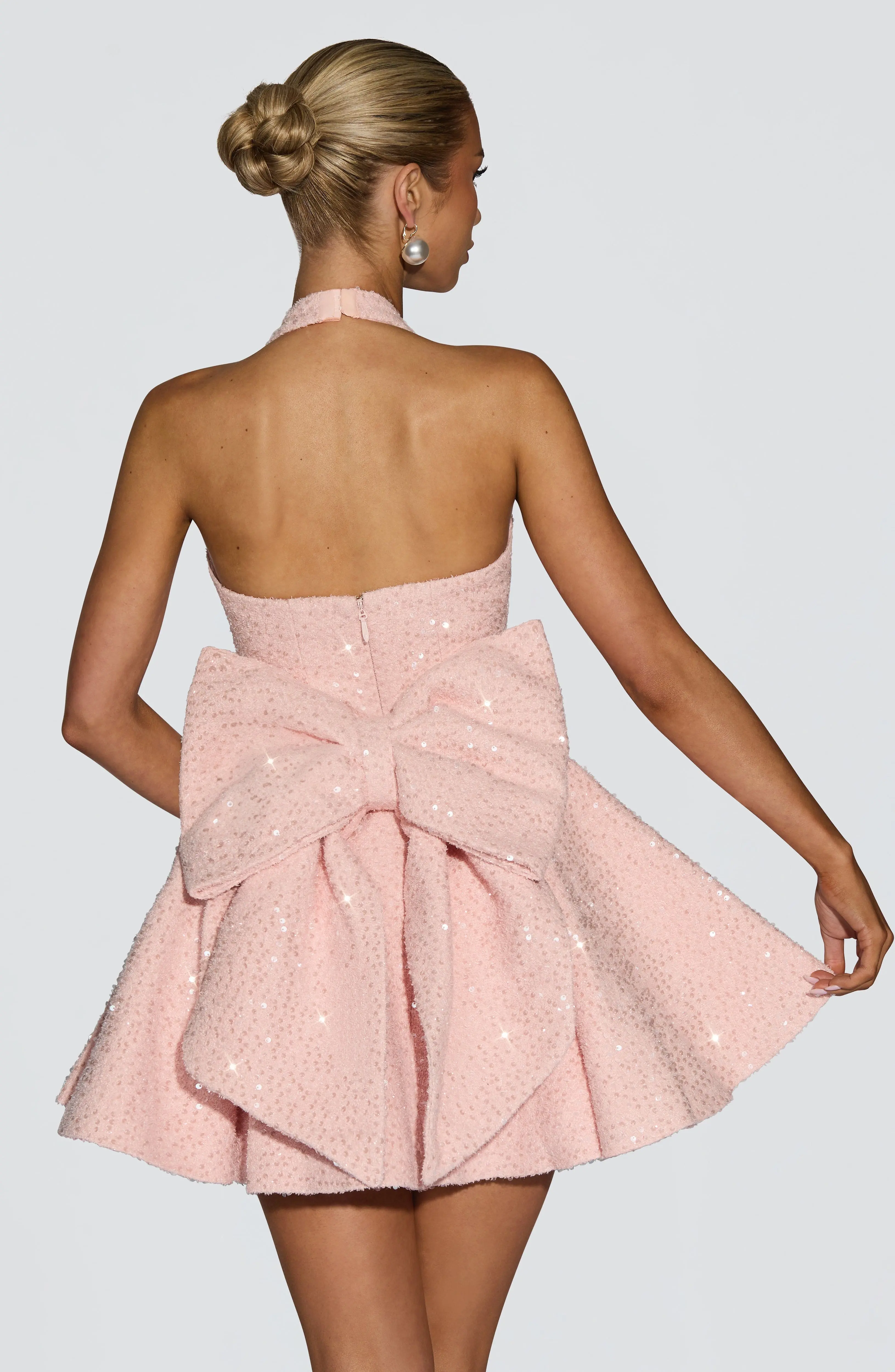 Talara Mini Dress - Blush - Image 2