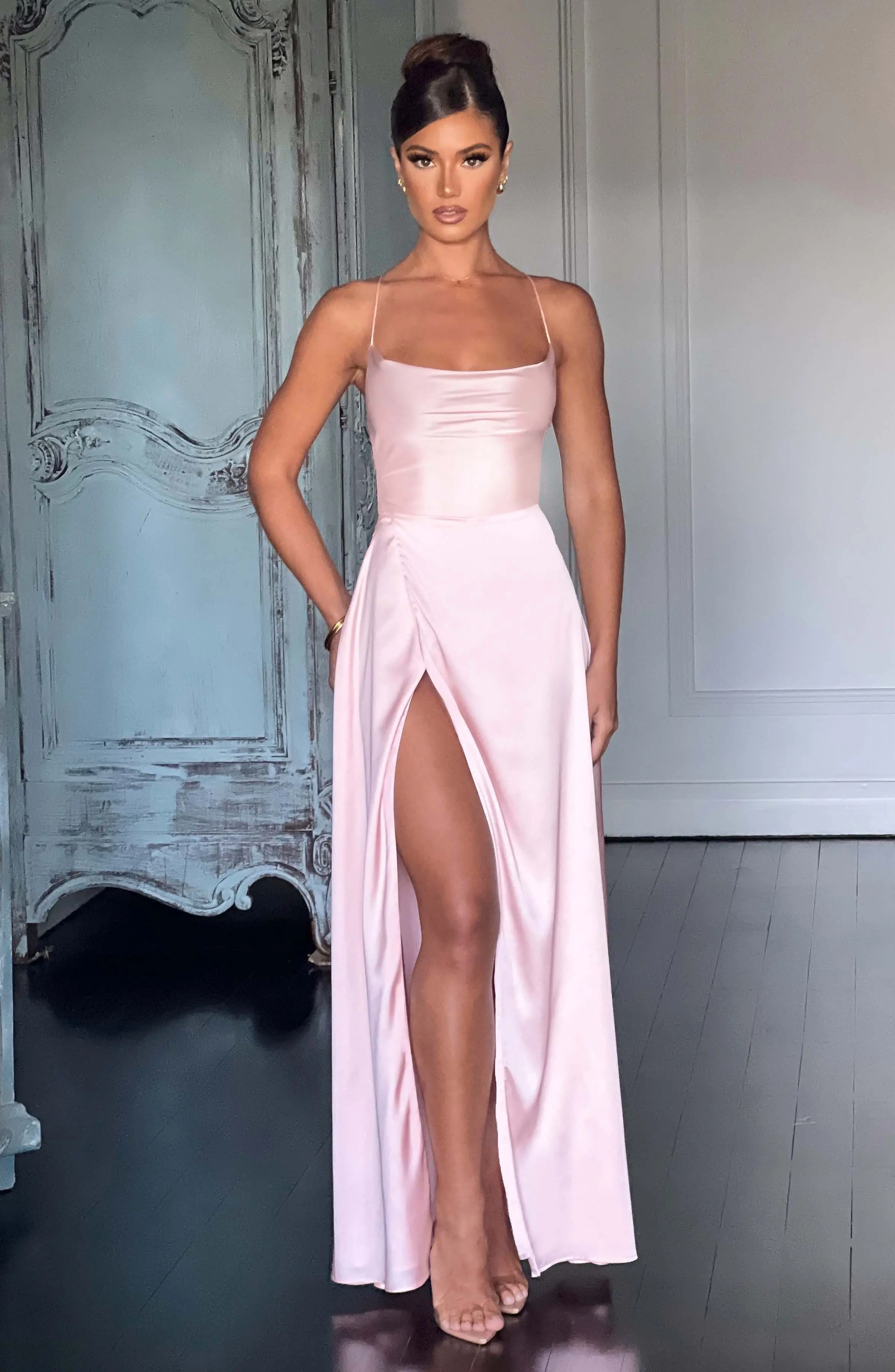 Bethany Maxi Dress - Blush - Image 2