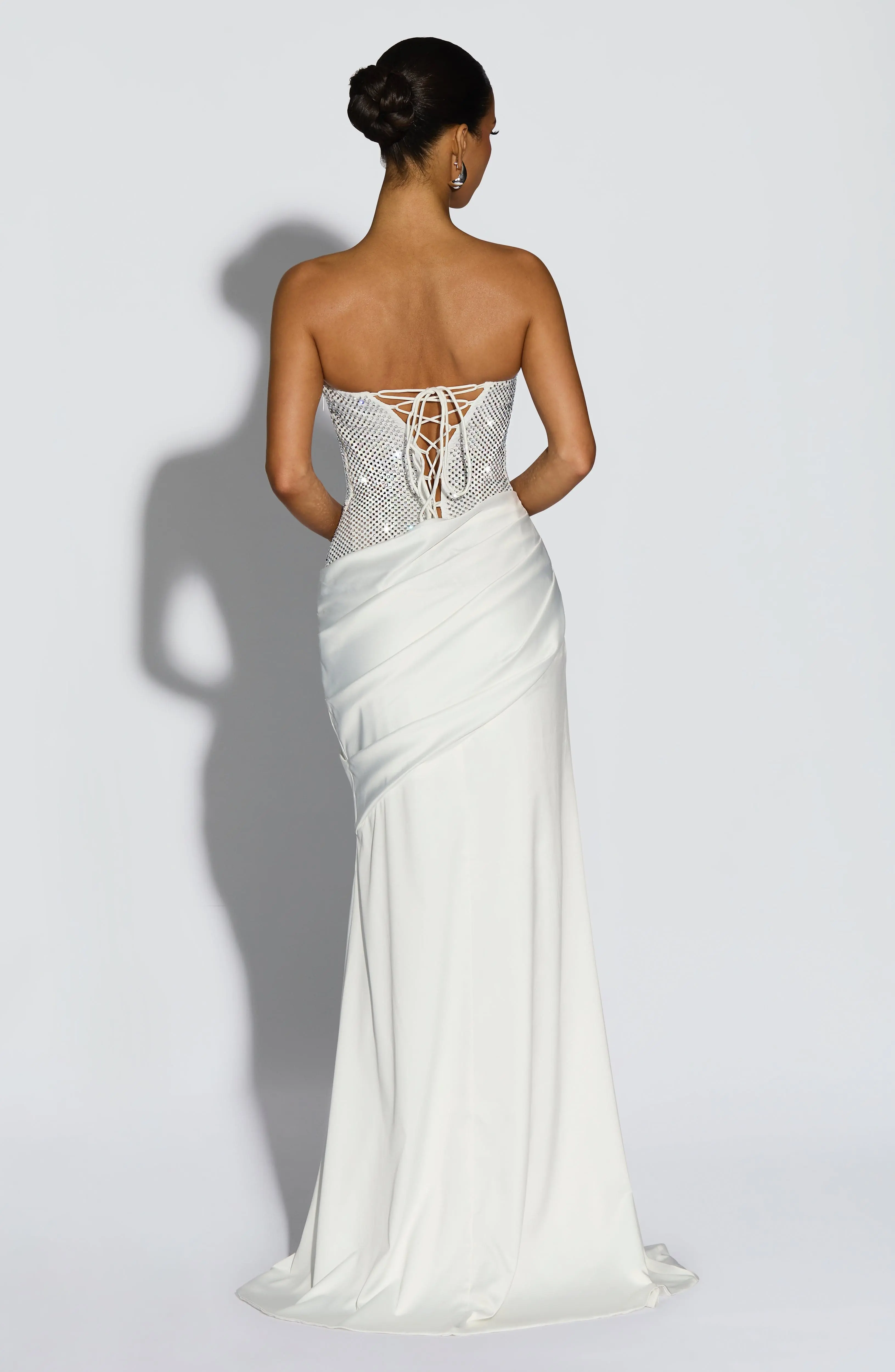 Celestia Maxi Dress - Ivory - Image 2
