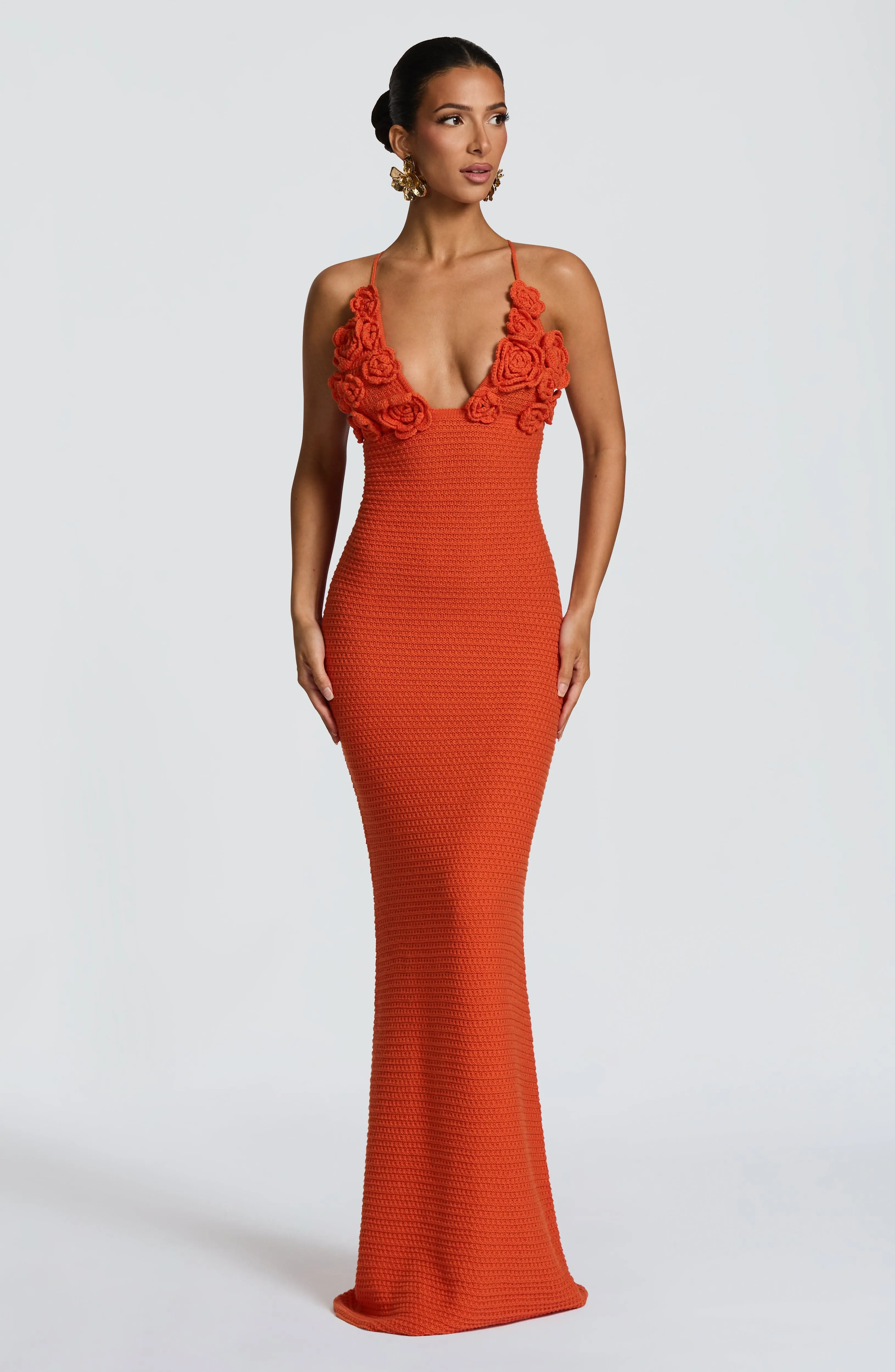 Celaena Maxi Dress - Orange - Image 6
