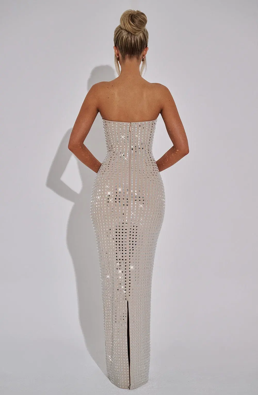 Neriah Maxi Dress - Nude - Image 9