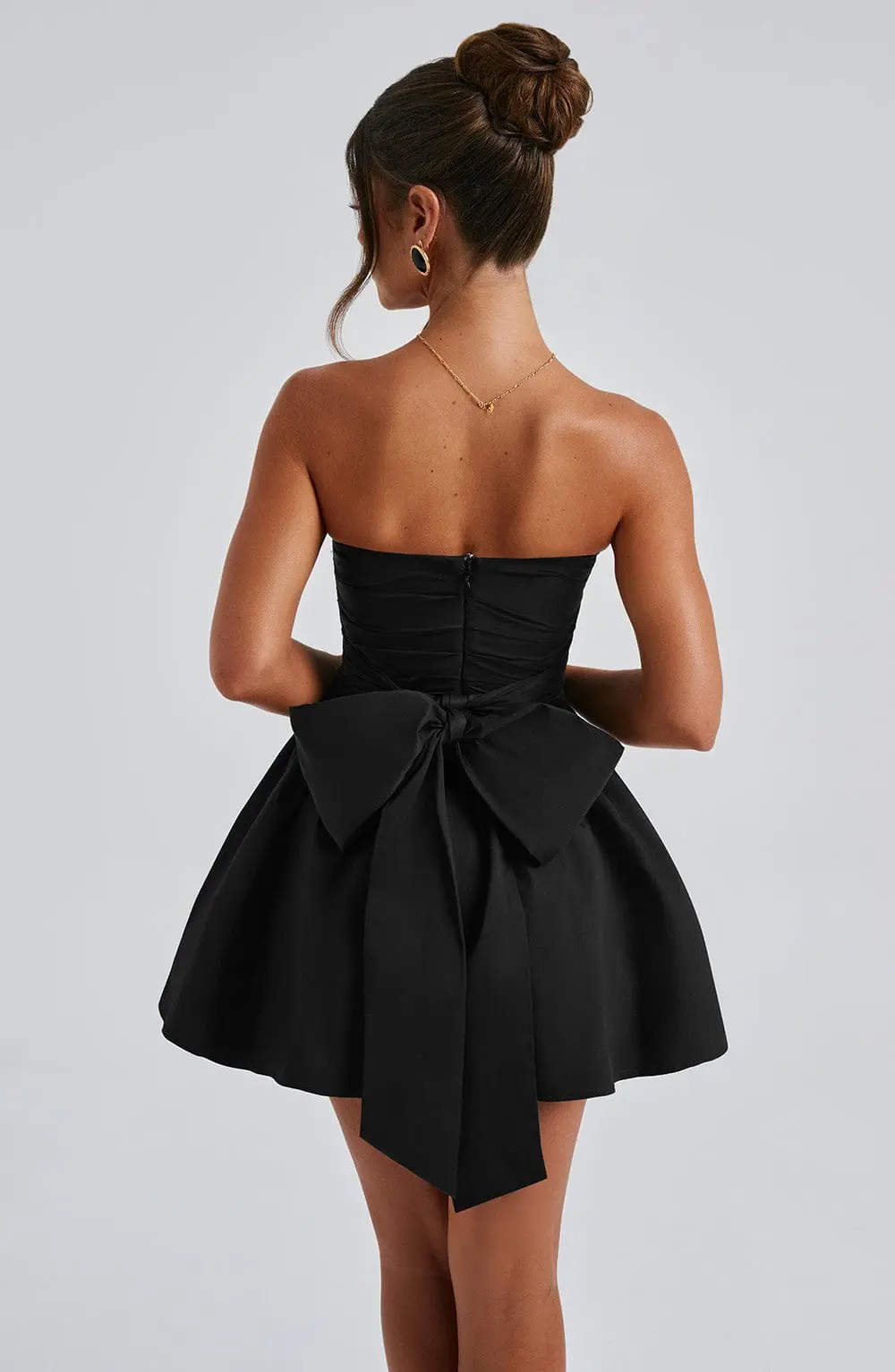 Katrina Mini Dress - Black - Image 8