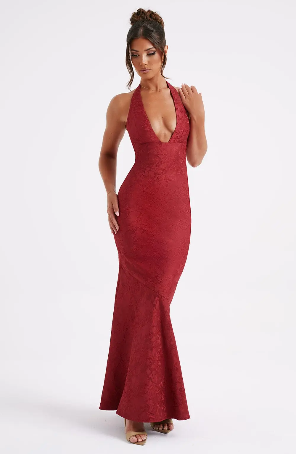 Josephine Maxi Dress - Red - Image 10