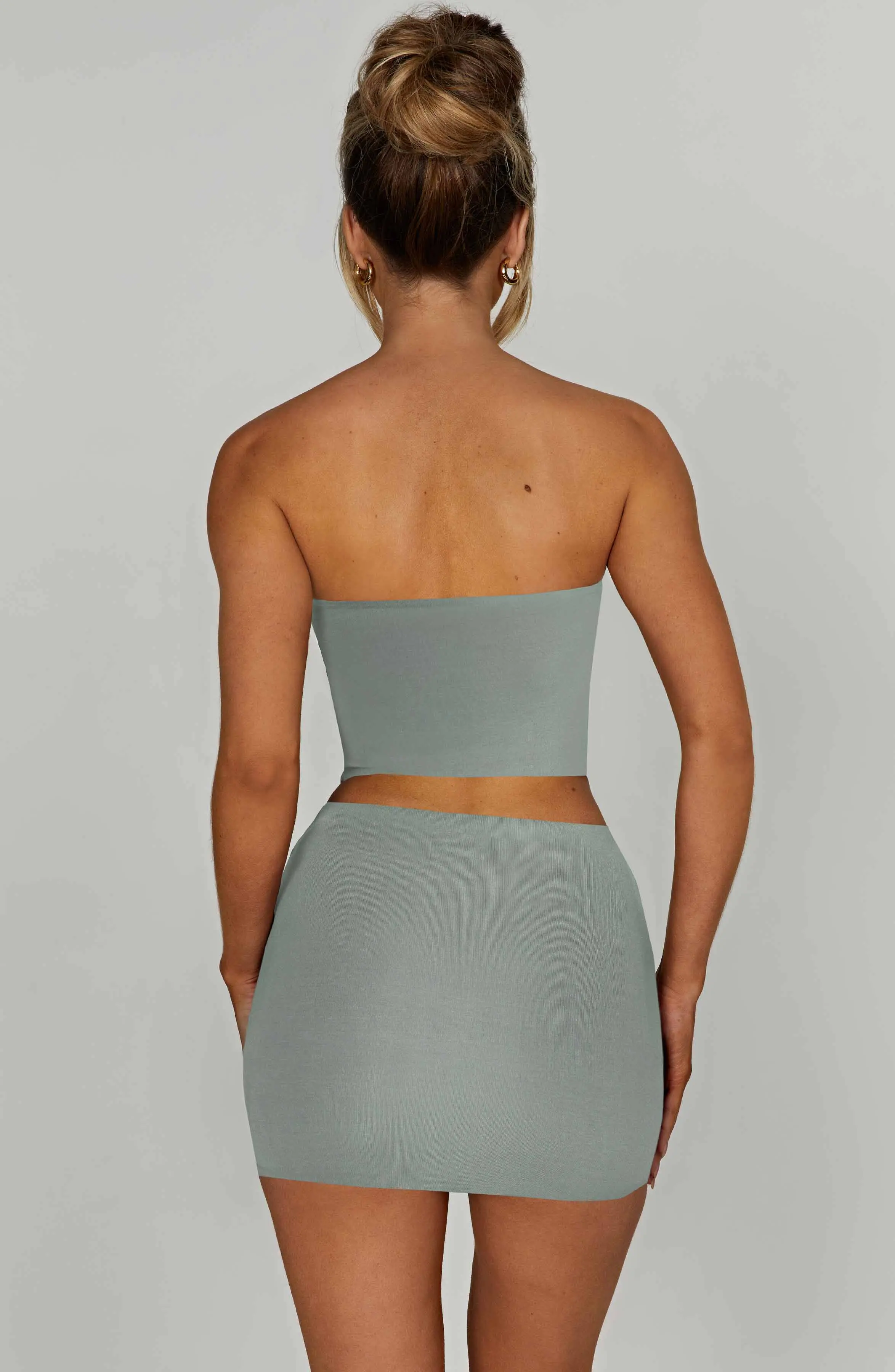 Rein Mini Skirt - Steel - Image 3