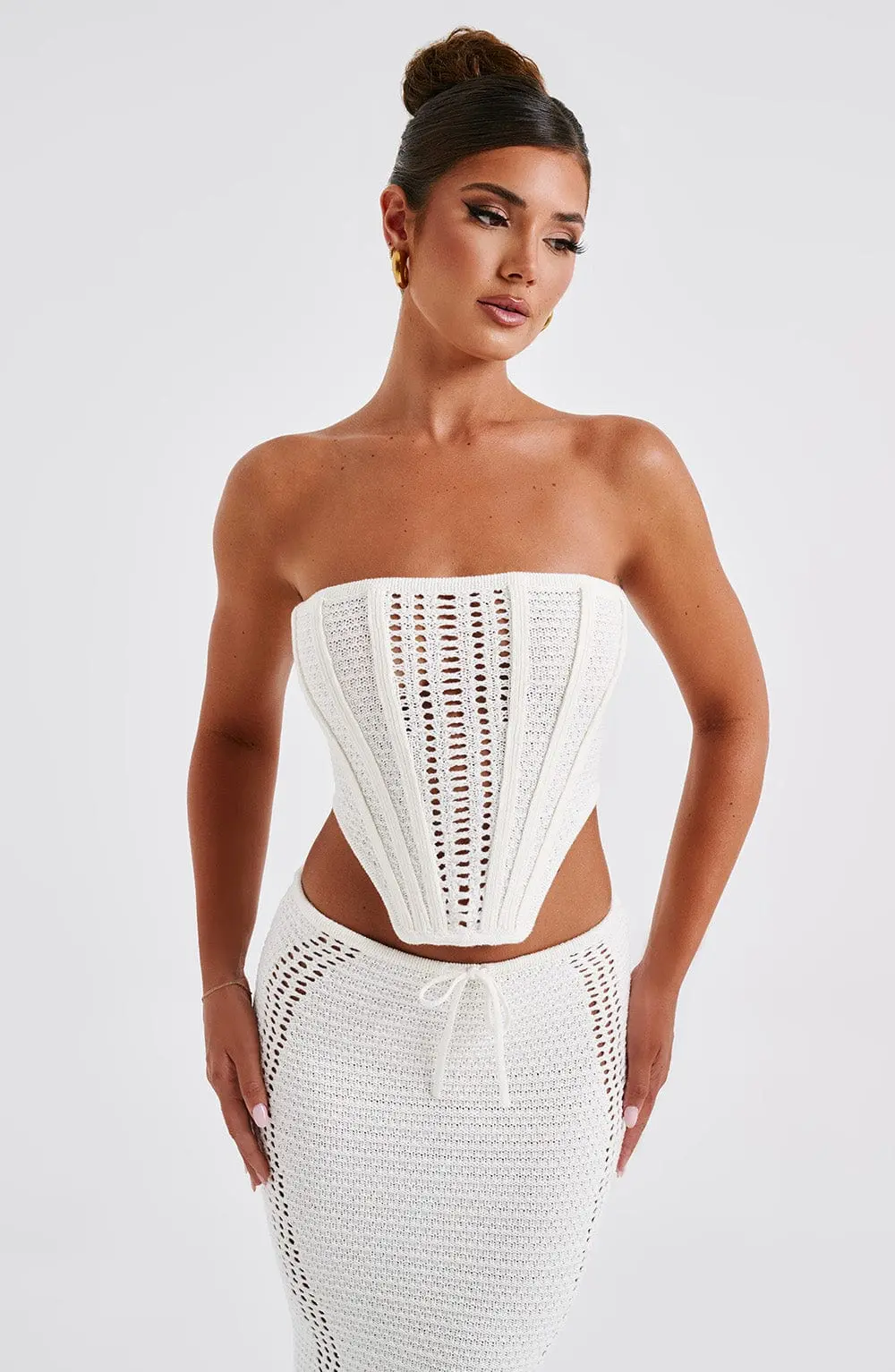 Carly Corset - White - Image 8