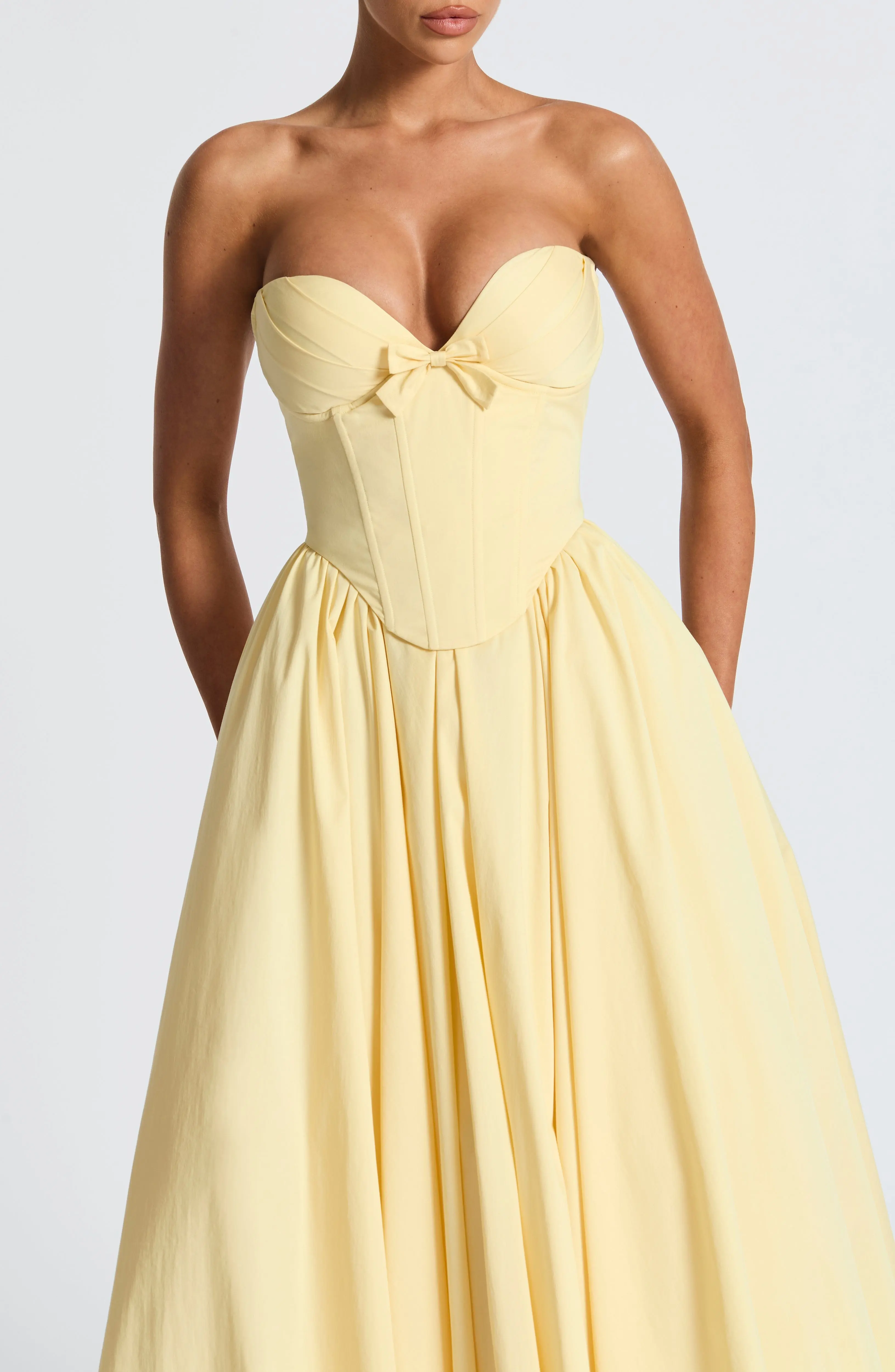 Prim Midi Dress - Lemon - Image 7