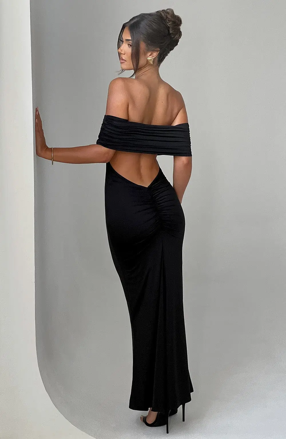 Belinda Maxi Dress - Black - Image 5