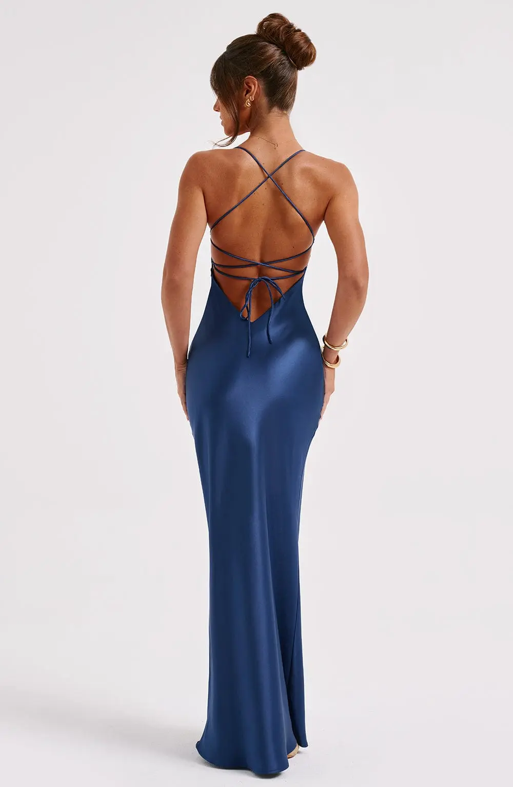 Malika Maxi Dress - Navy - Image 2