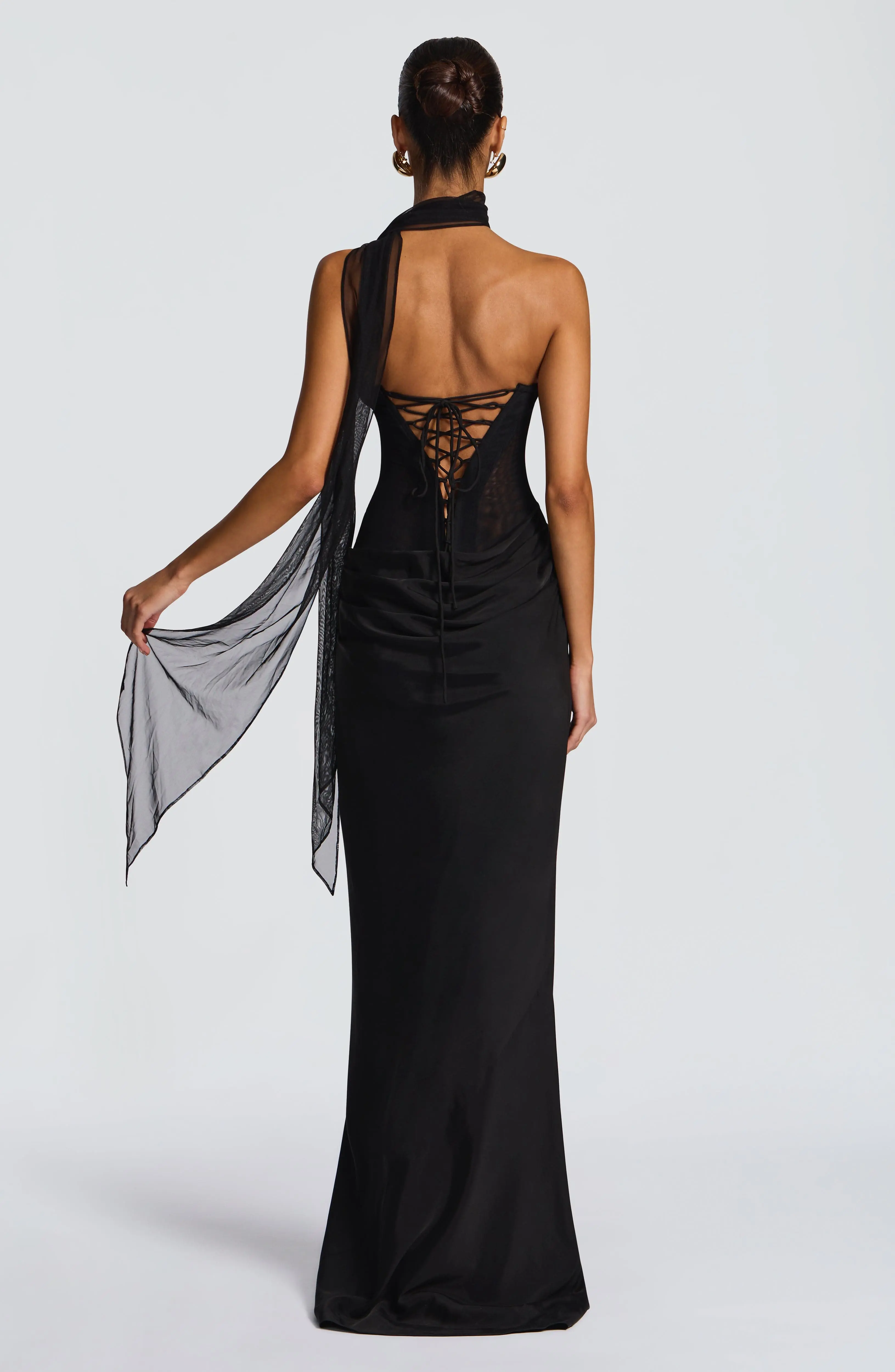 Liora Maxi Dress - Black - Image 2