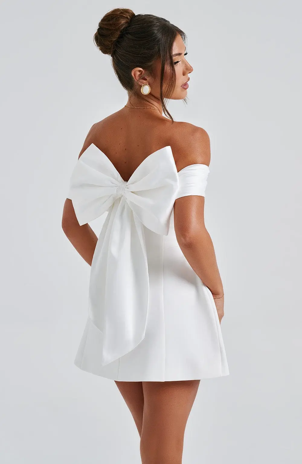 Delta Mini Dress - Ivory - Image 5