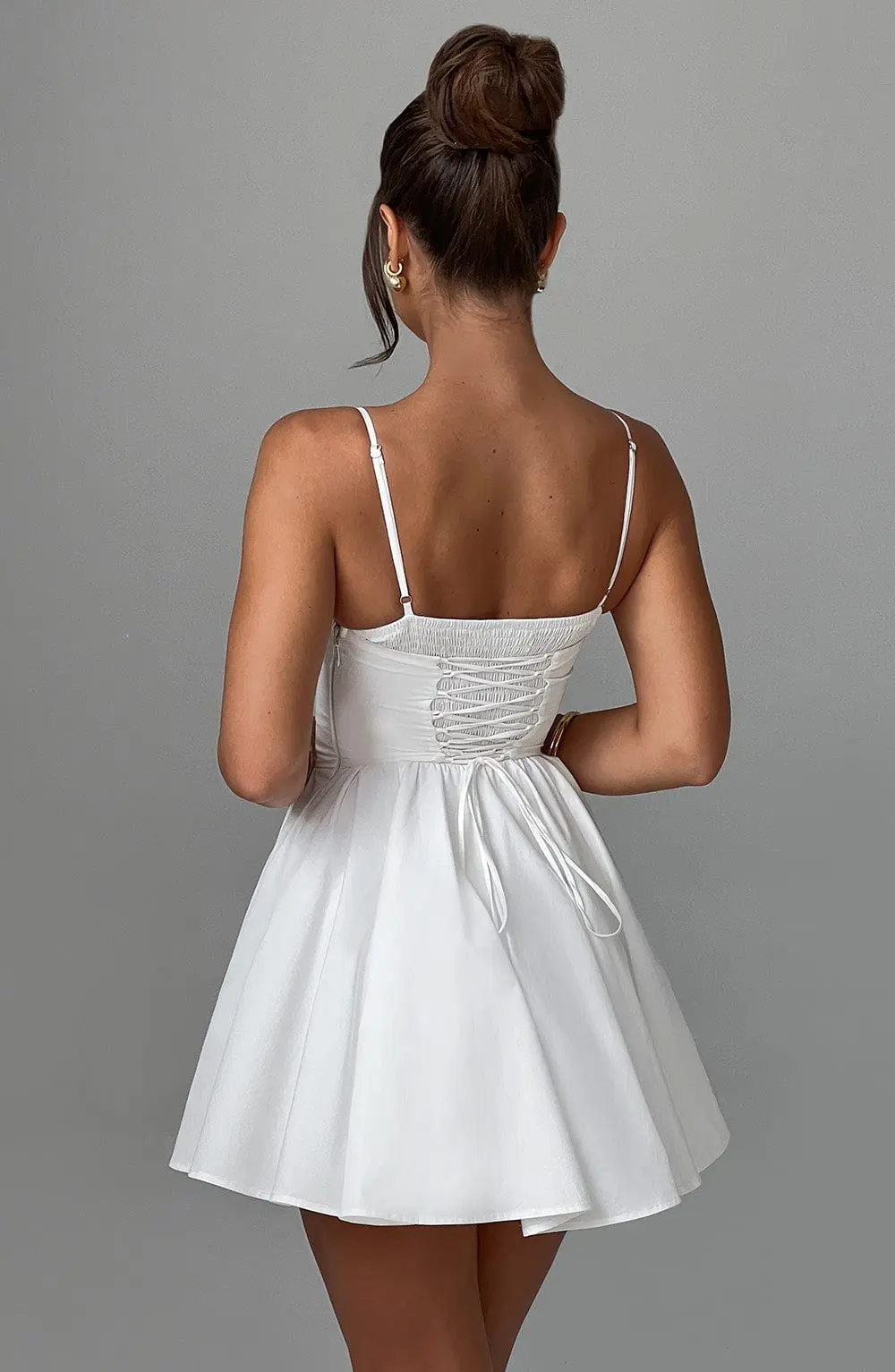 Analeigh Mini Dress - Ivory - Image 3