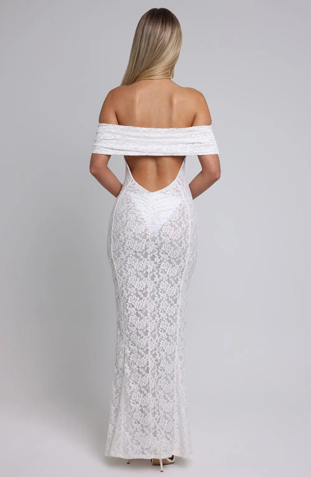 Stephanie Maxi Dress - Ivory - Image 4