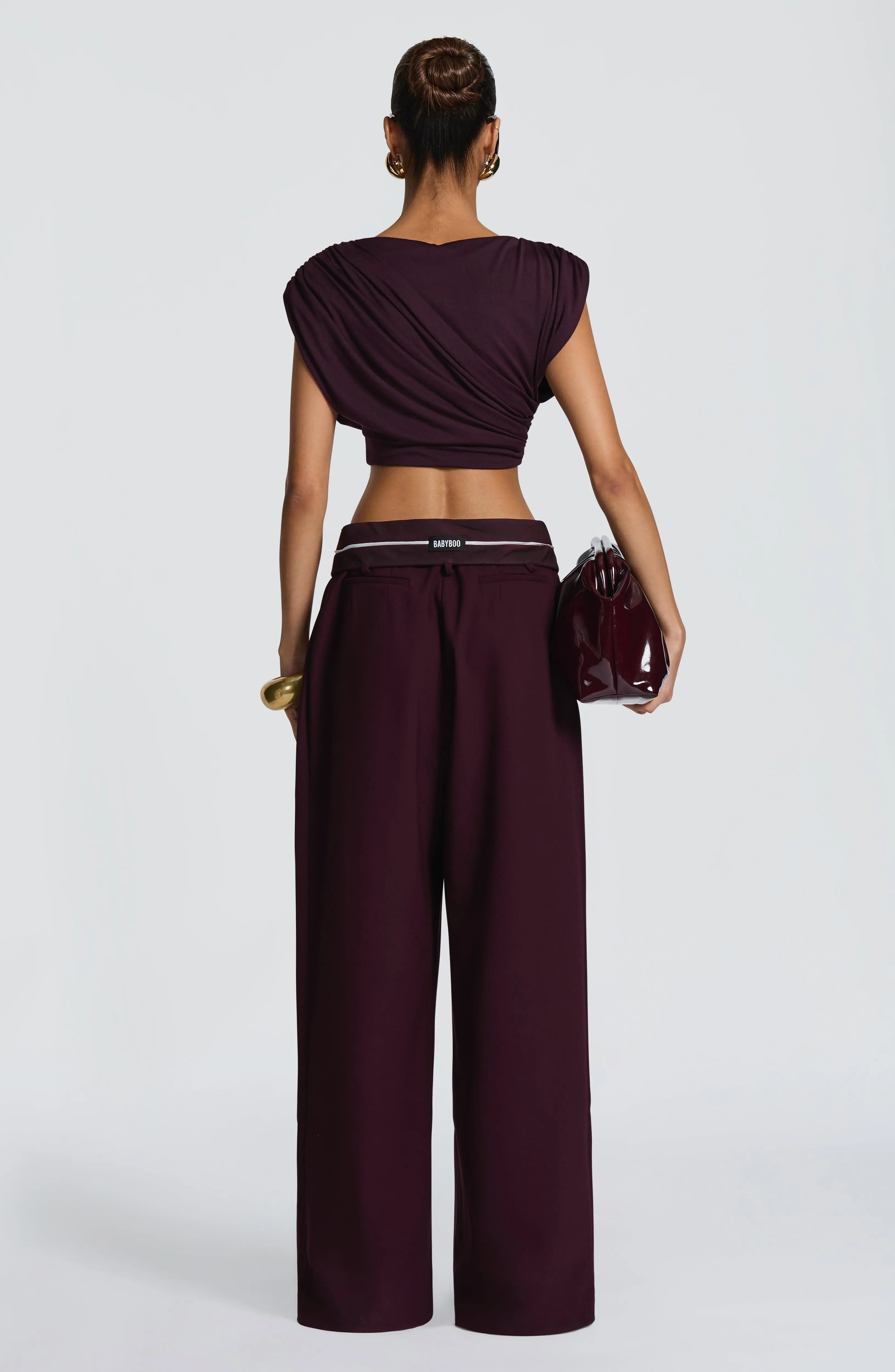 Kirsty Pants - Plum - Image 7