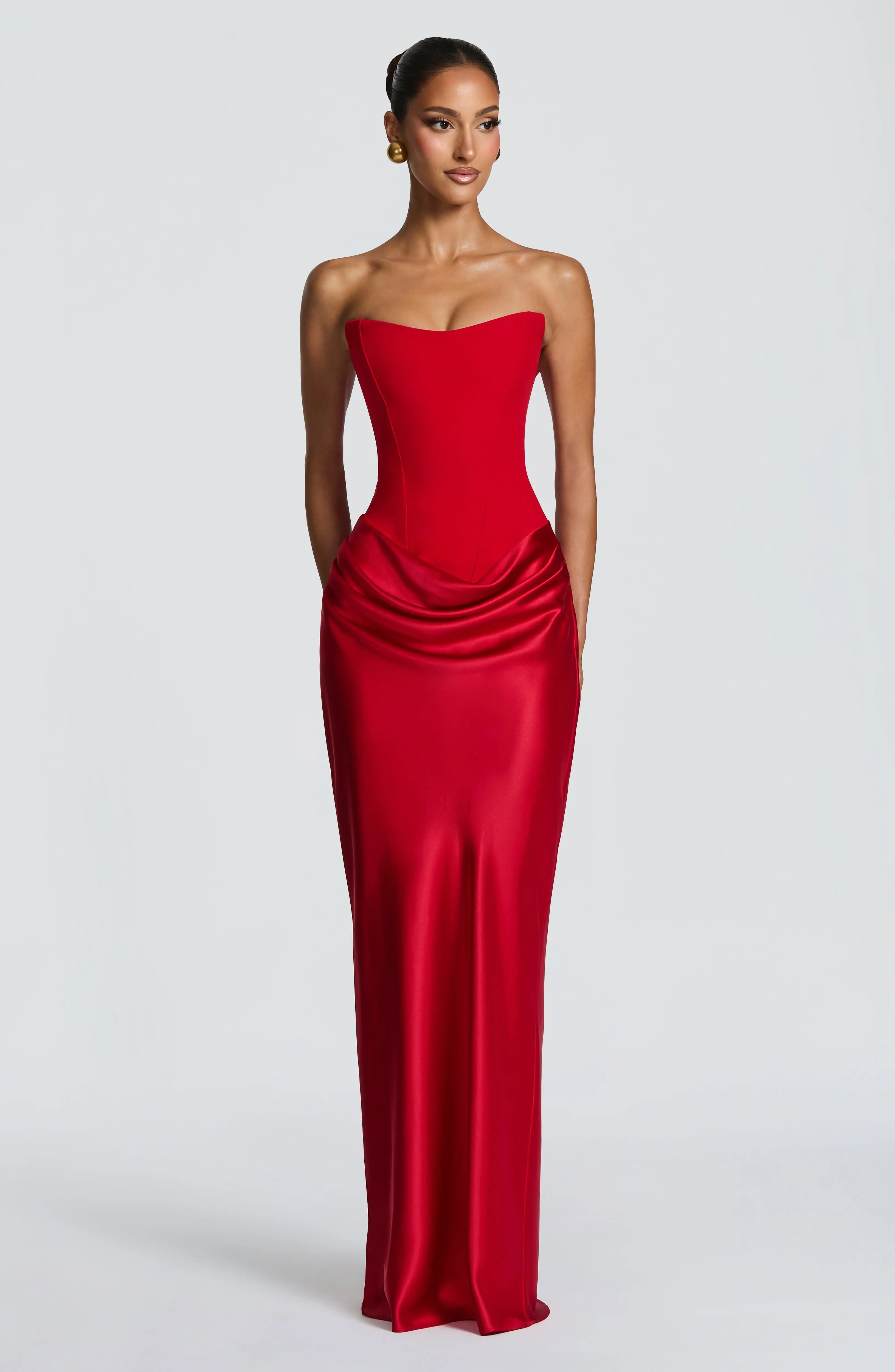 Maggie Maxi Dress - Red - Image 8