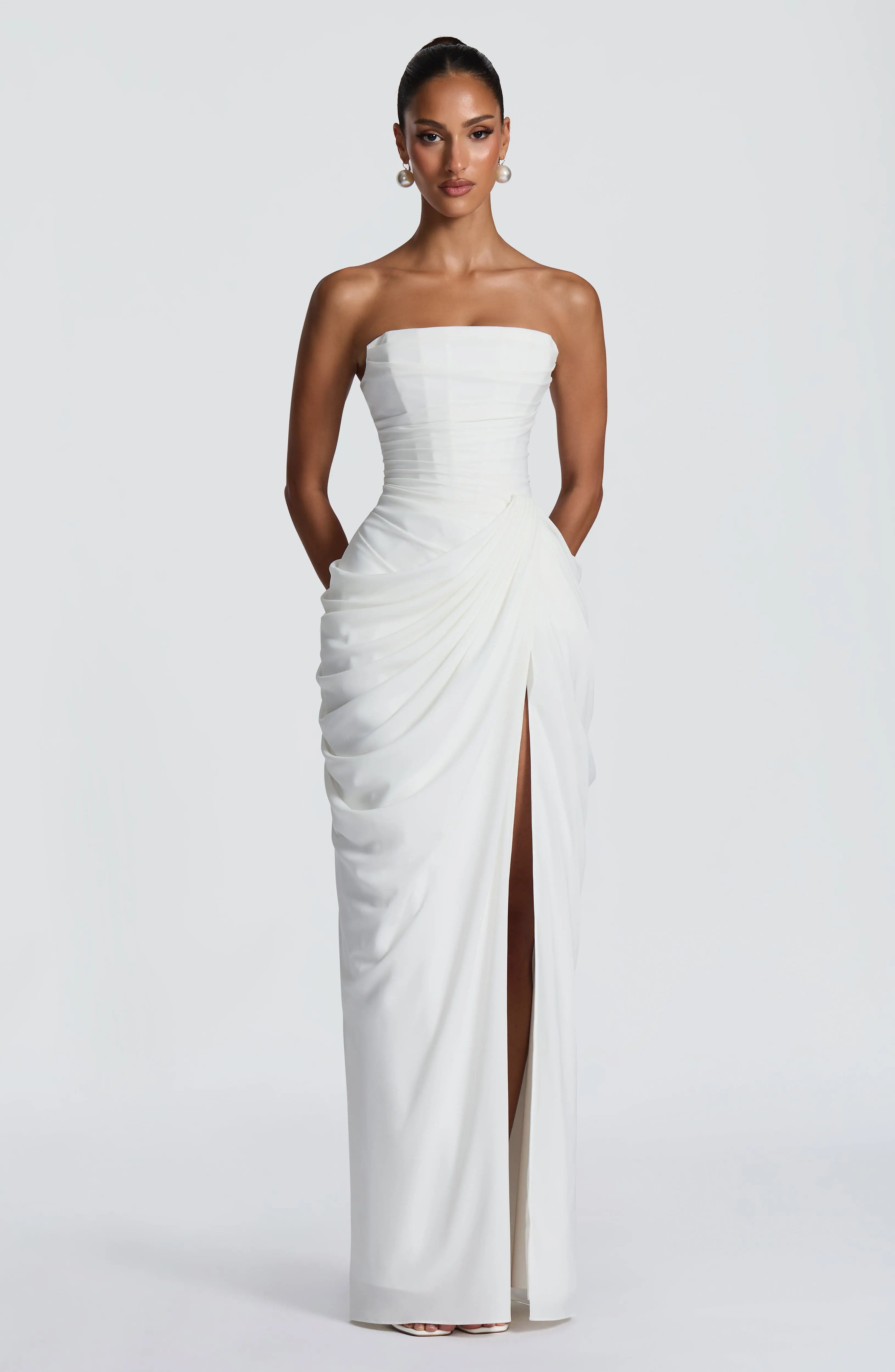 Cyra Maxi Dress - Ivory - Image 6