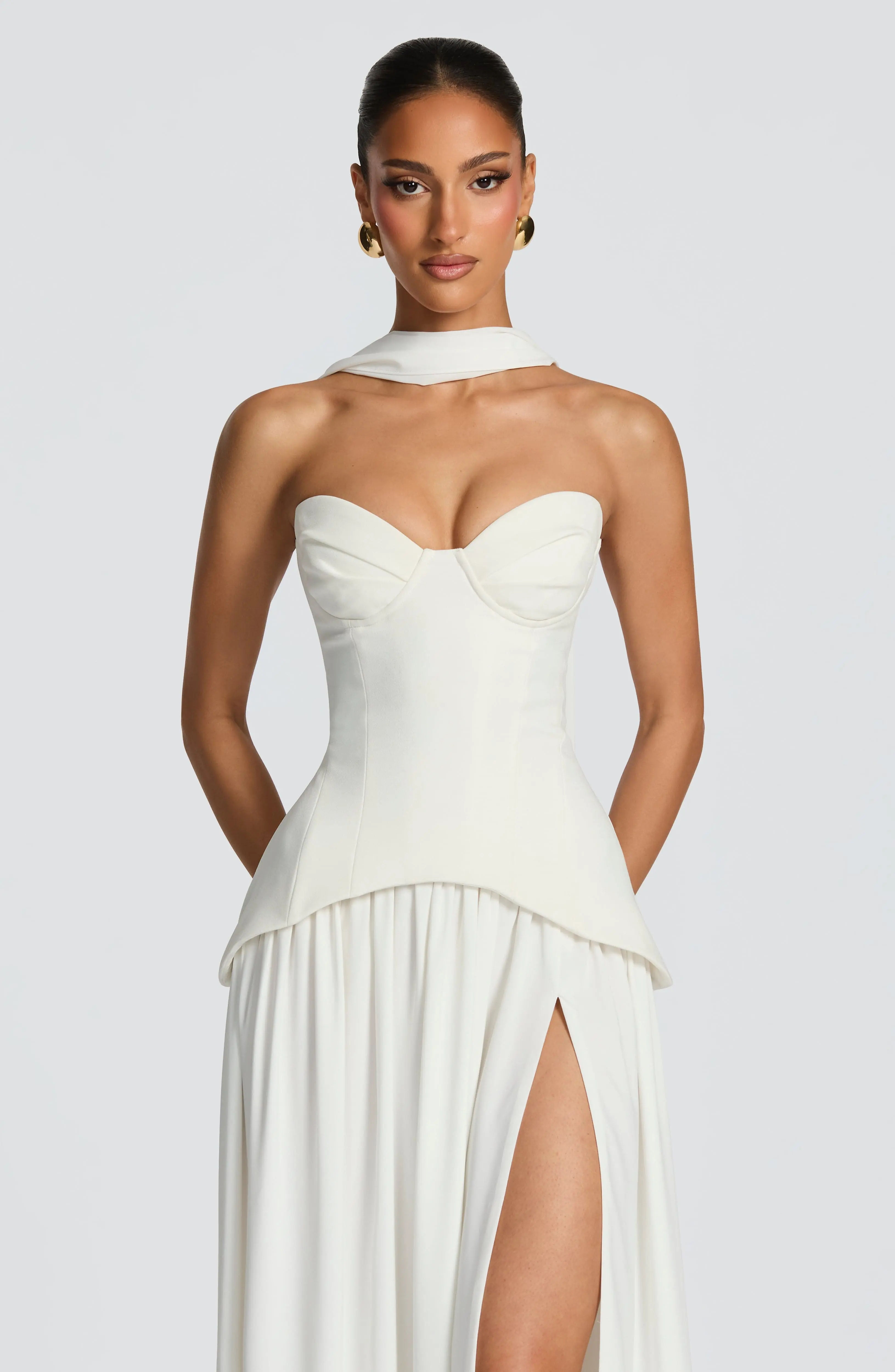 Vietta Maxi Dress - Ivory - Image 7