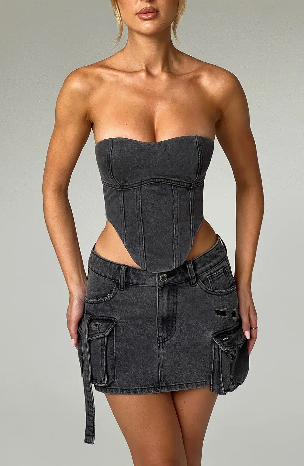 Yasie Corset - Black - Image 6
