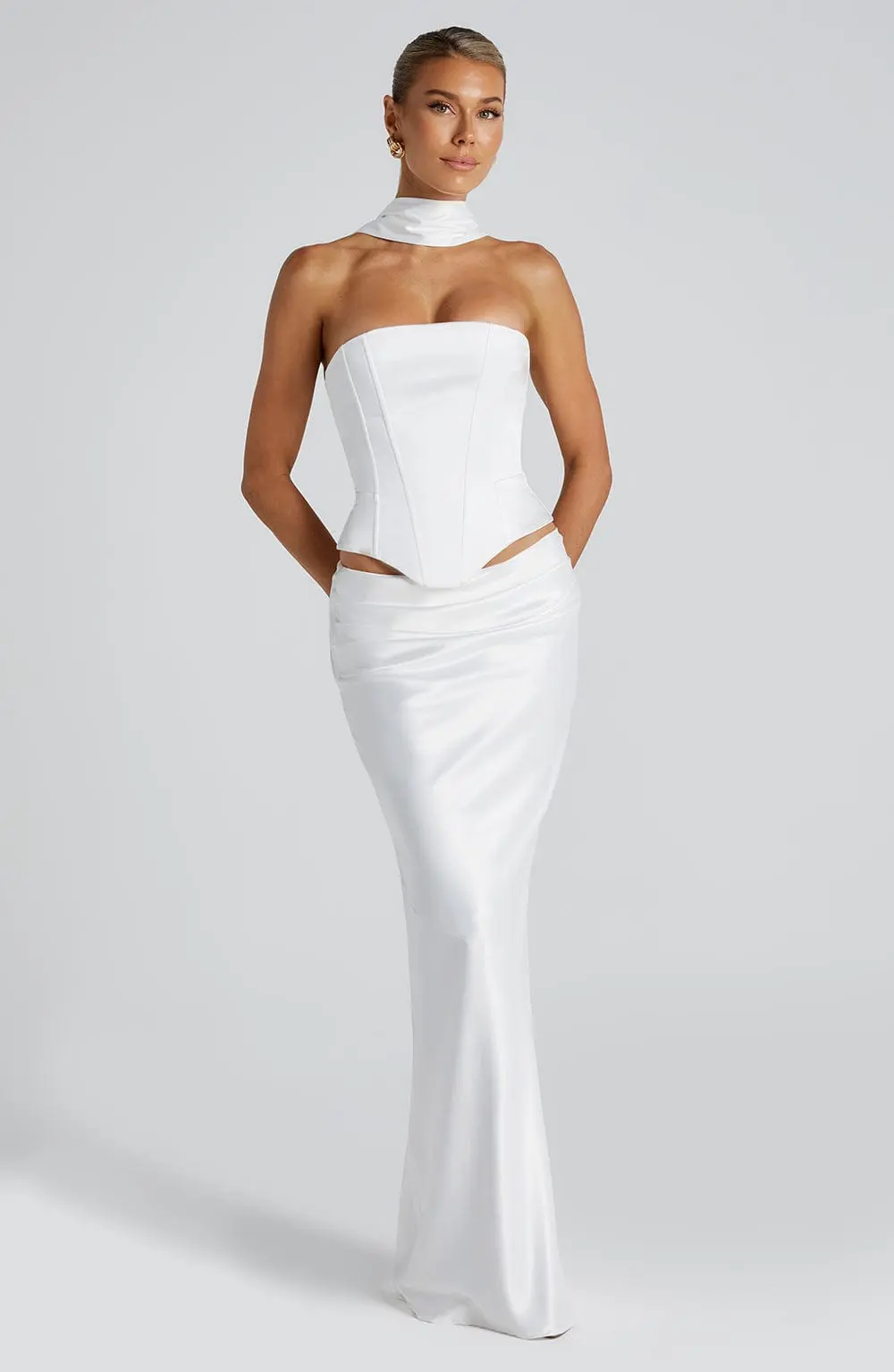 Bernadette Maxi Skirt - Ivory - Image 5