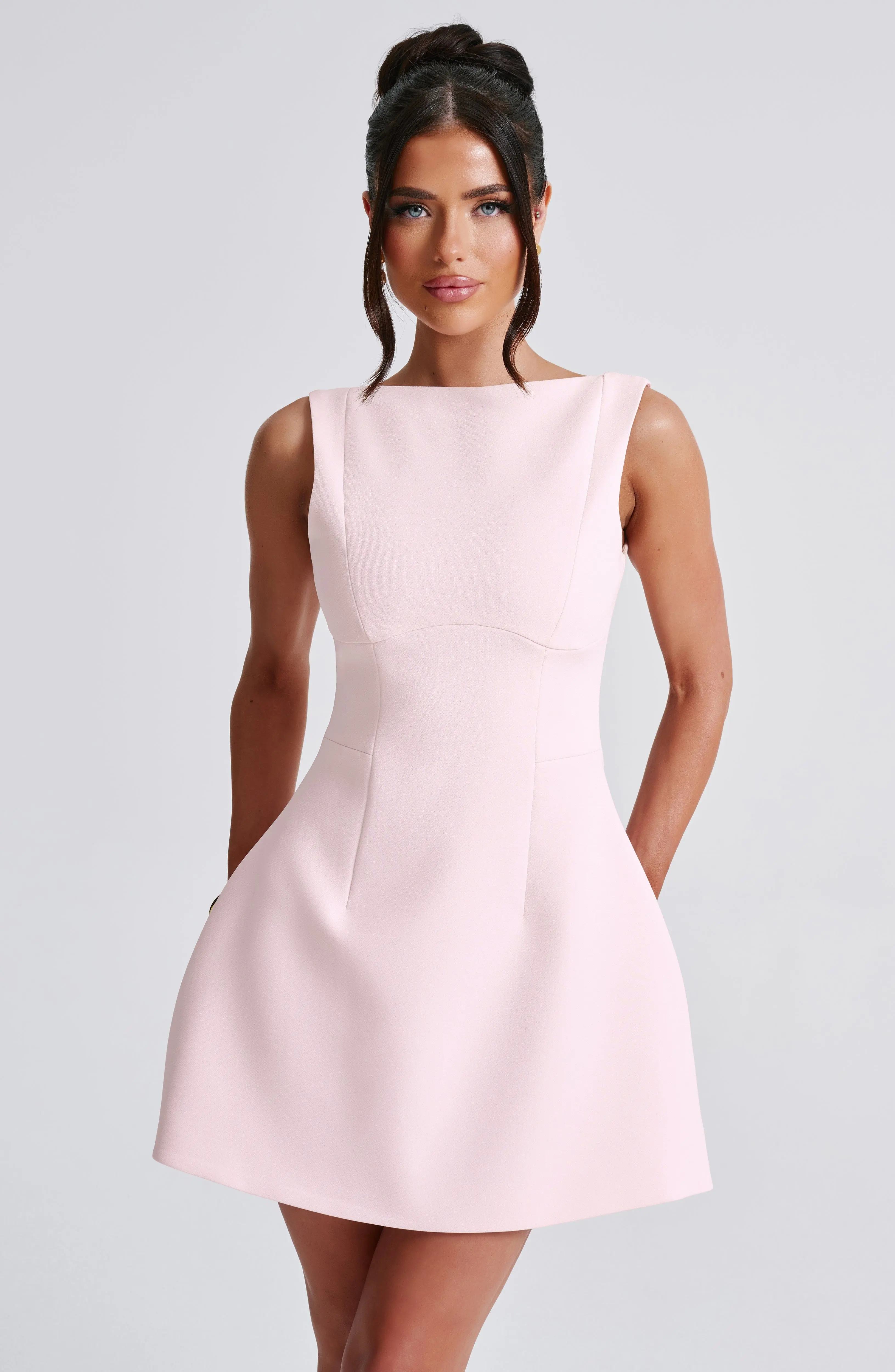 Alana Mini Dress - Blush - Image 4