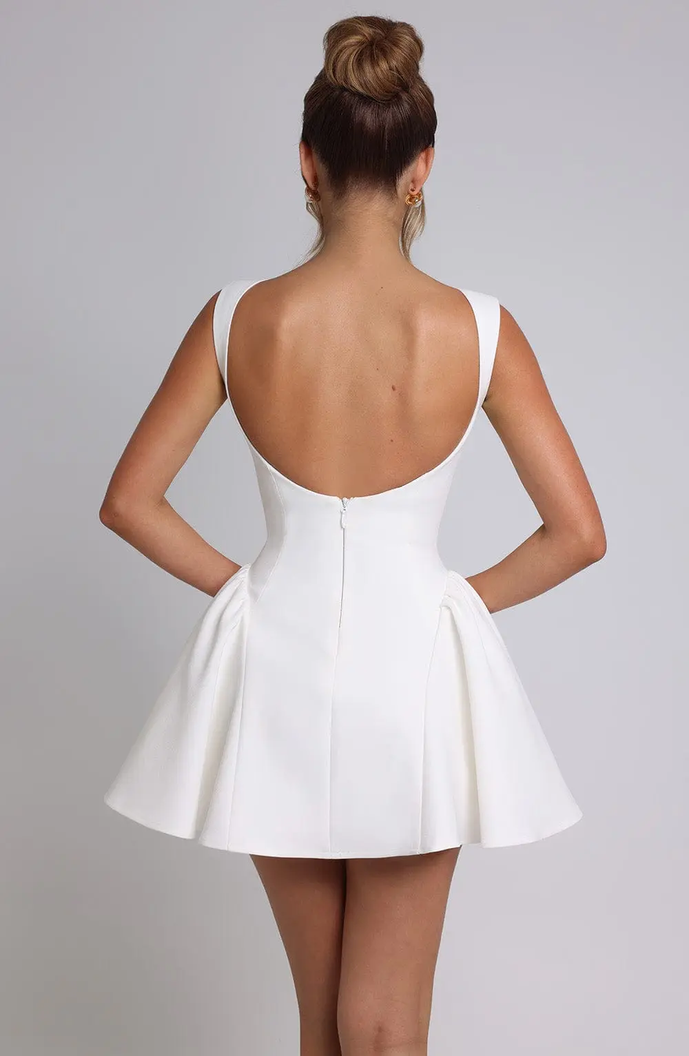 Yalina Mini Dress - Ivory - Image 16